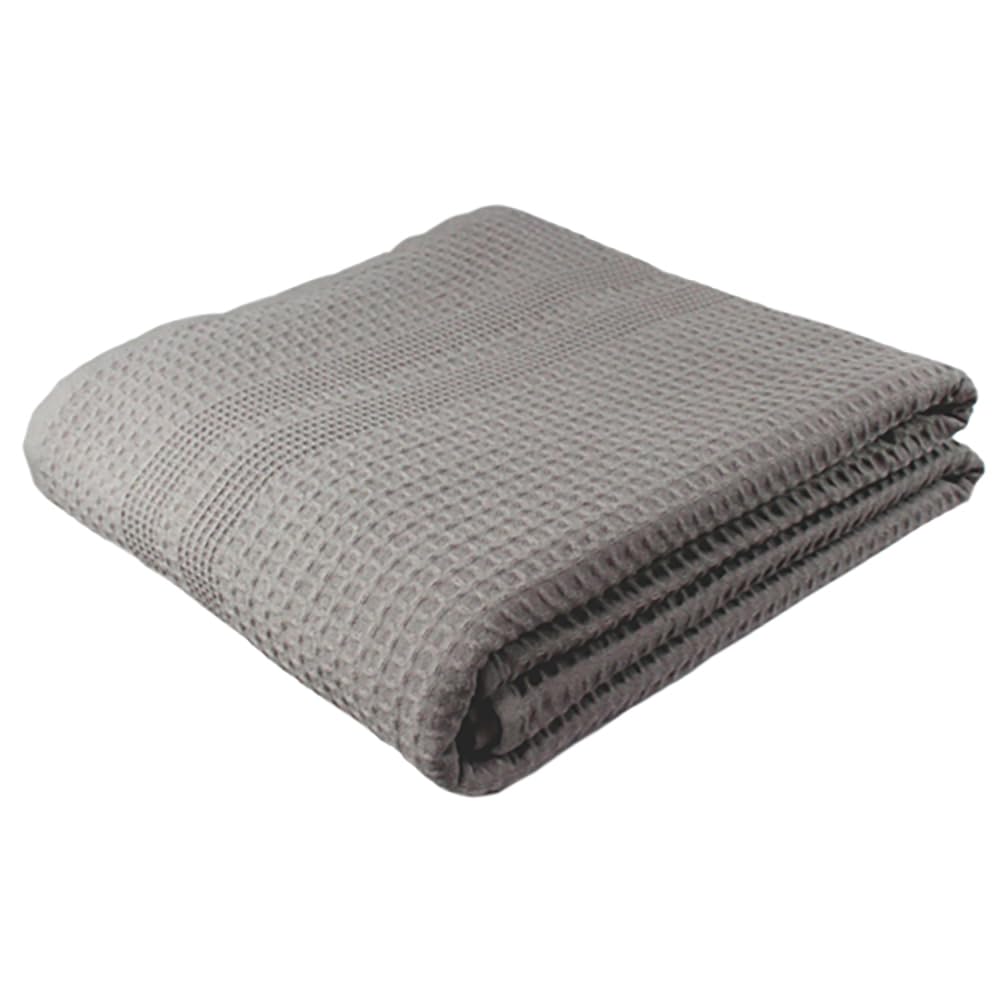 GILDEN TREE Waffle Towels for Bathroom, 100% Cotton Quick Dry Towel, Waffle Bath Towels Large, Absorbent Lightweight Travel Towel, Bath Towels Set of 2, Classic Style (Cream)