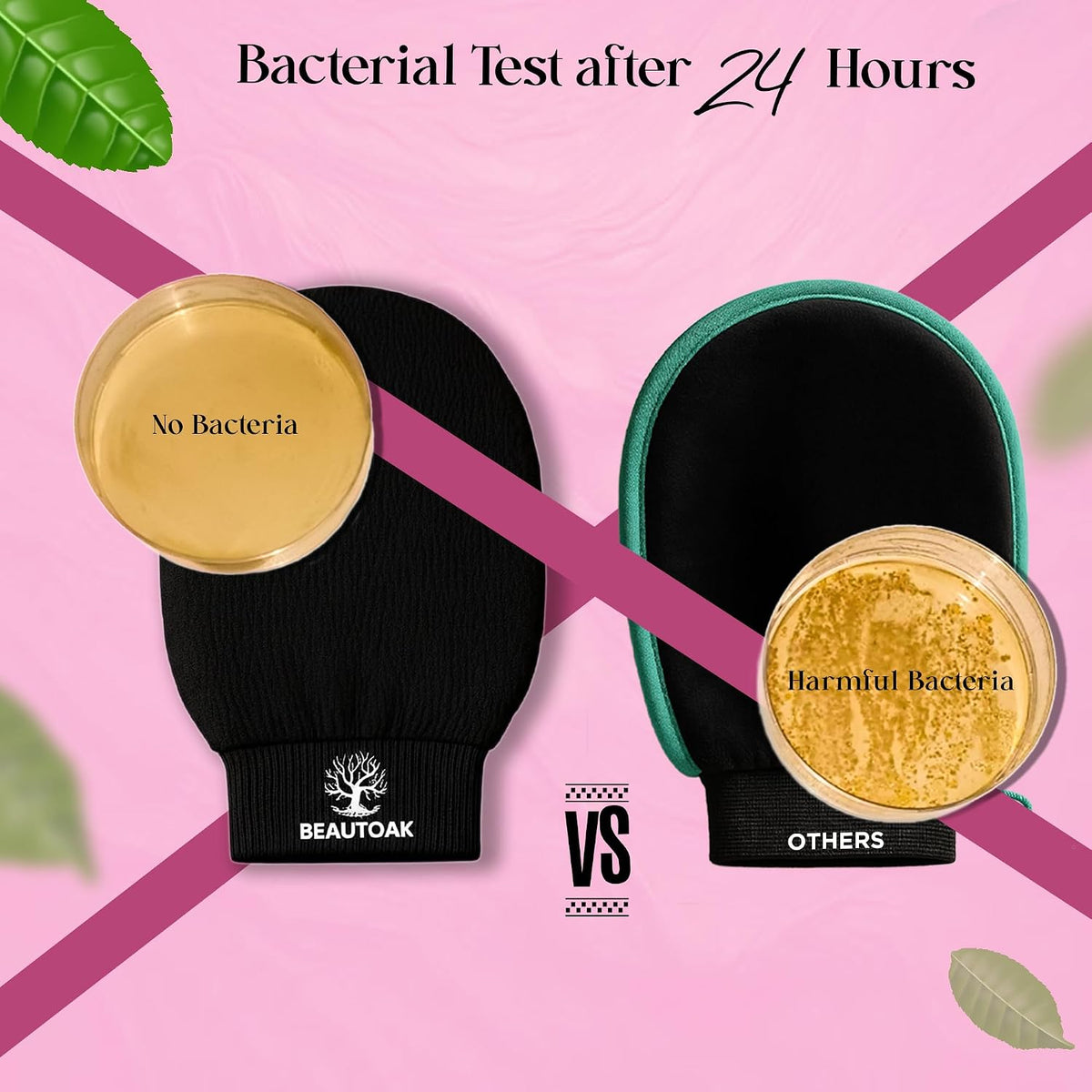 Antimicrobial Korean Exfoliating Mitt, Dead Skin Remover, 1 Pack
