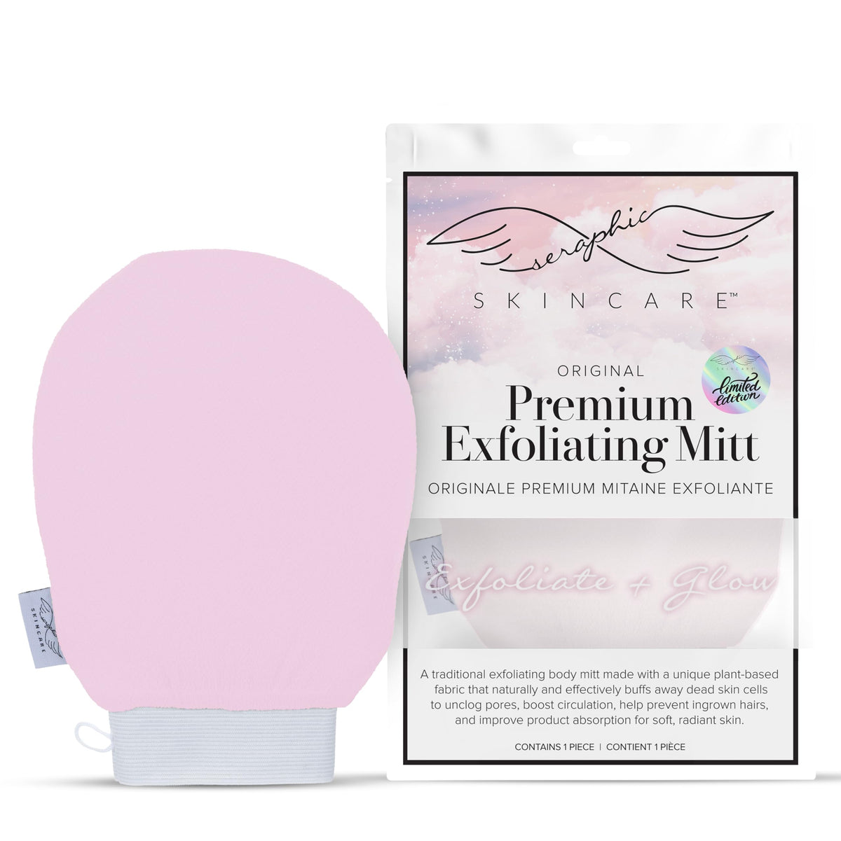 Original Premium Exfoliating Glove for Body 2pc - Body Scrubber Exfoliator