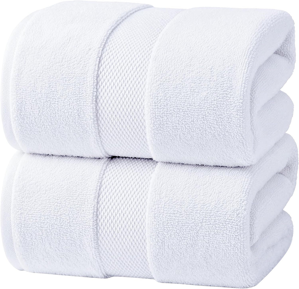 Infinitee Xclusives Bath Sheets Extra Large - 2 Pack - 600 GSM |35" x 70"|