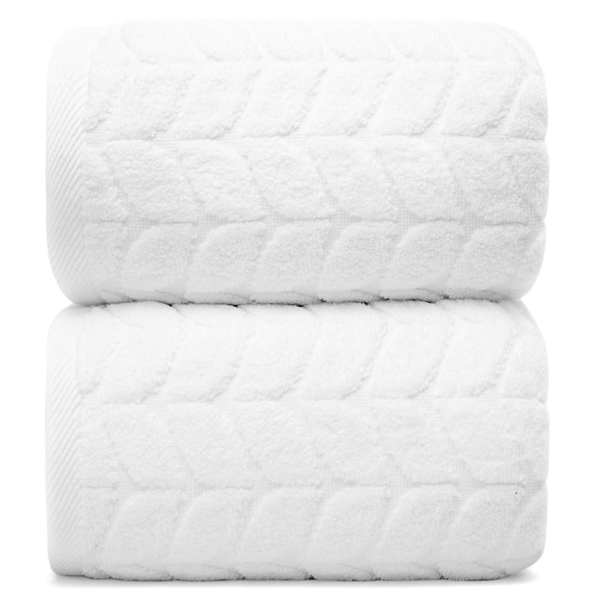 Luxury 100% Cotton Decorative Bath Towel Set, Ultra Soft - Eucalyptus Green