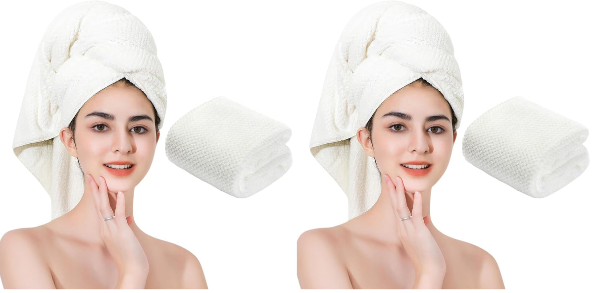 Microfiber Hair Towel Quick Dry Hair Towel Hair Drying Towels Suitable for All Kinds of Hair Ultra Absorbent Long and Thick Hair 24X48inch Dark Brown (1pcs)