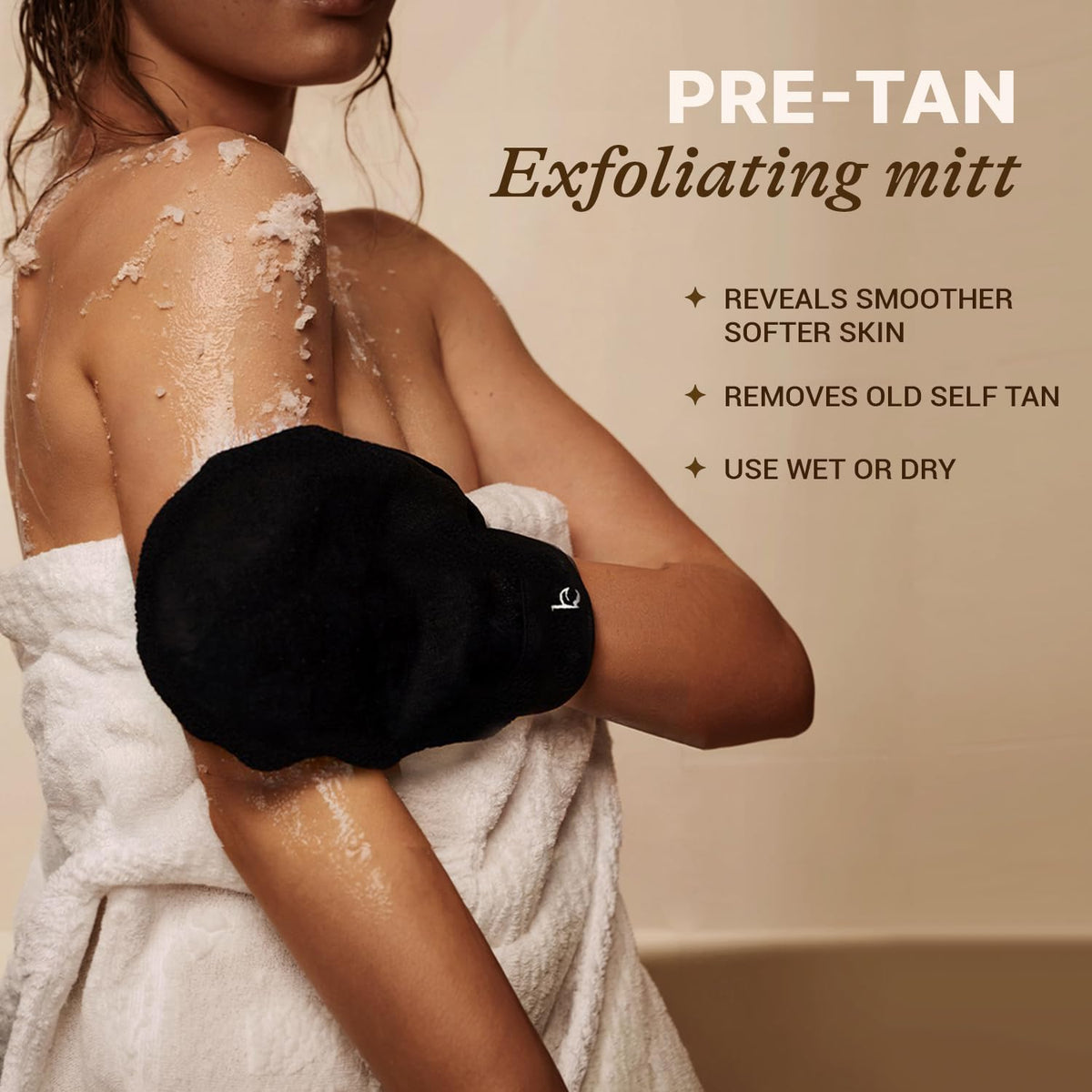 Self Tanning Mitt Applicator Set – 3-in-1 Velvet Mitts