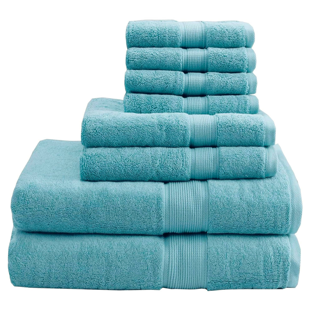 Madison Park Cotton Bath Sheet 2 Piece Oversized, 800GSM, 34" x 68" White