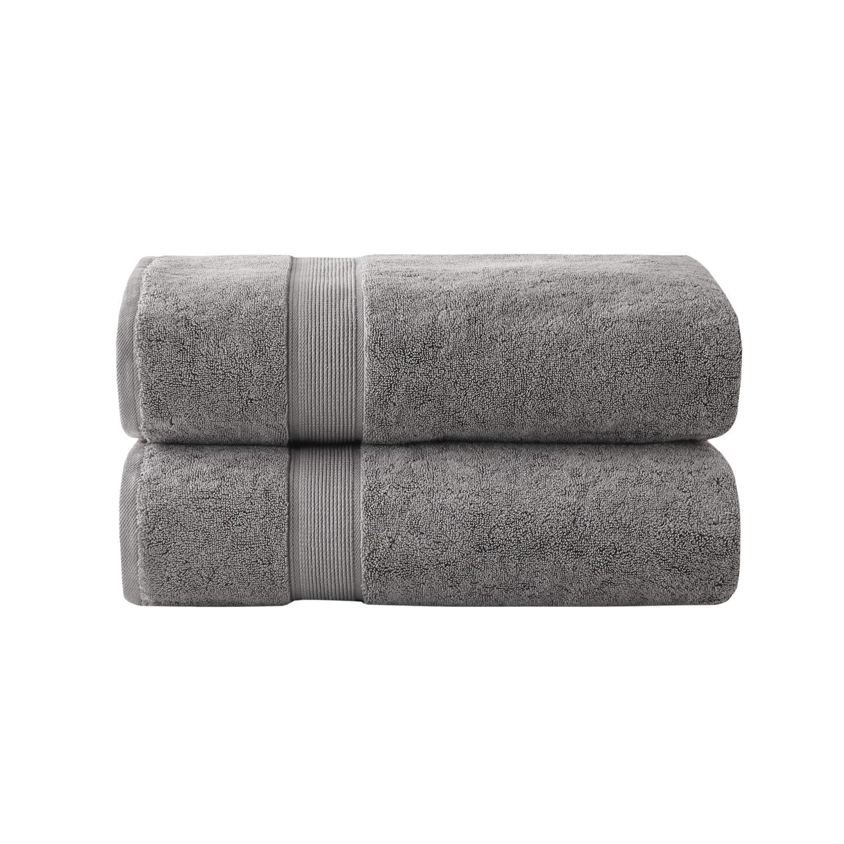 Madison Park Cotton Bath Sheet 2 Piece Oversized, 800GSM, 34" x 68" White