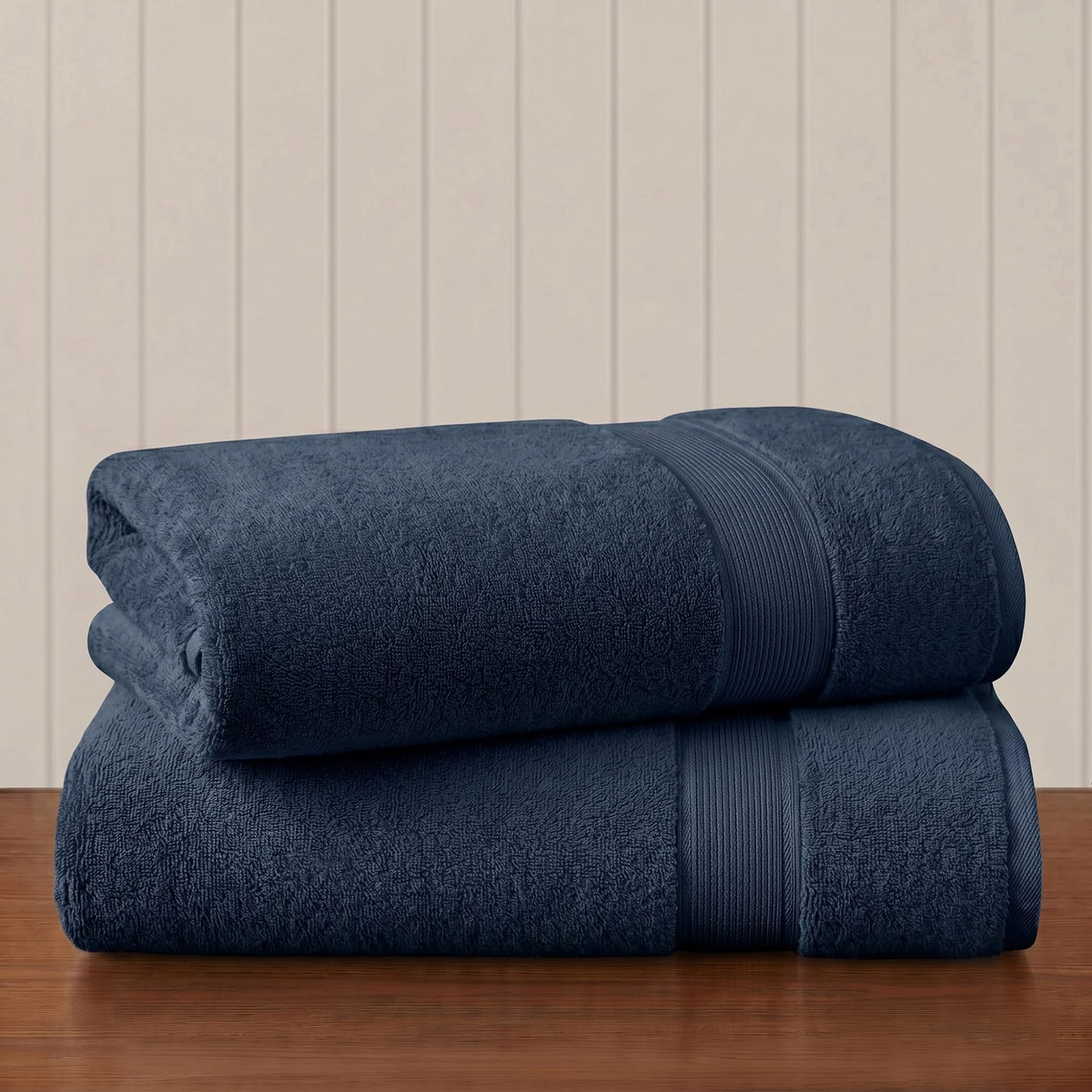 Madison Park Cotton Bath Sheet 2 Piece Oversized, 800GSM, 34" x 68" White
