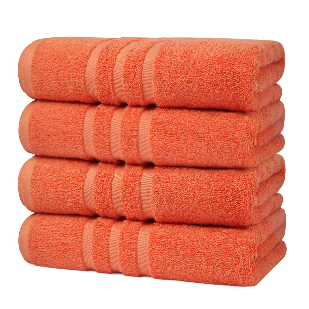 Velqora Large 100% Cotton Bath Towels 2 Pack, 30x60 in, Blue