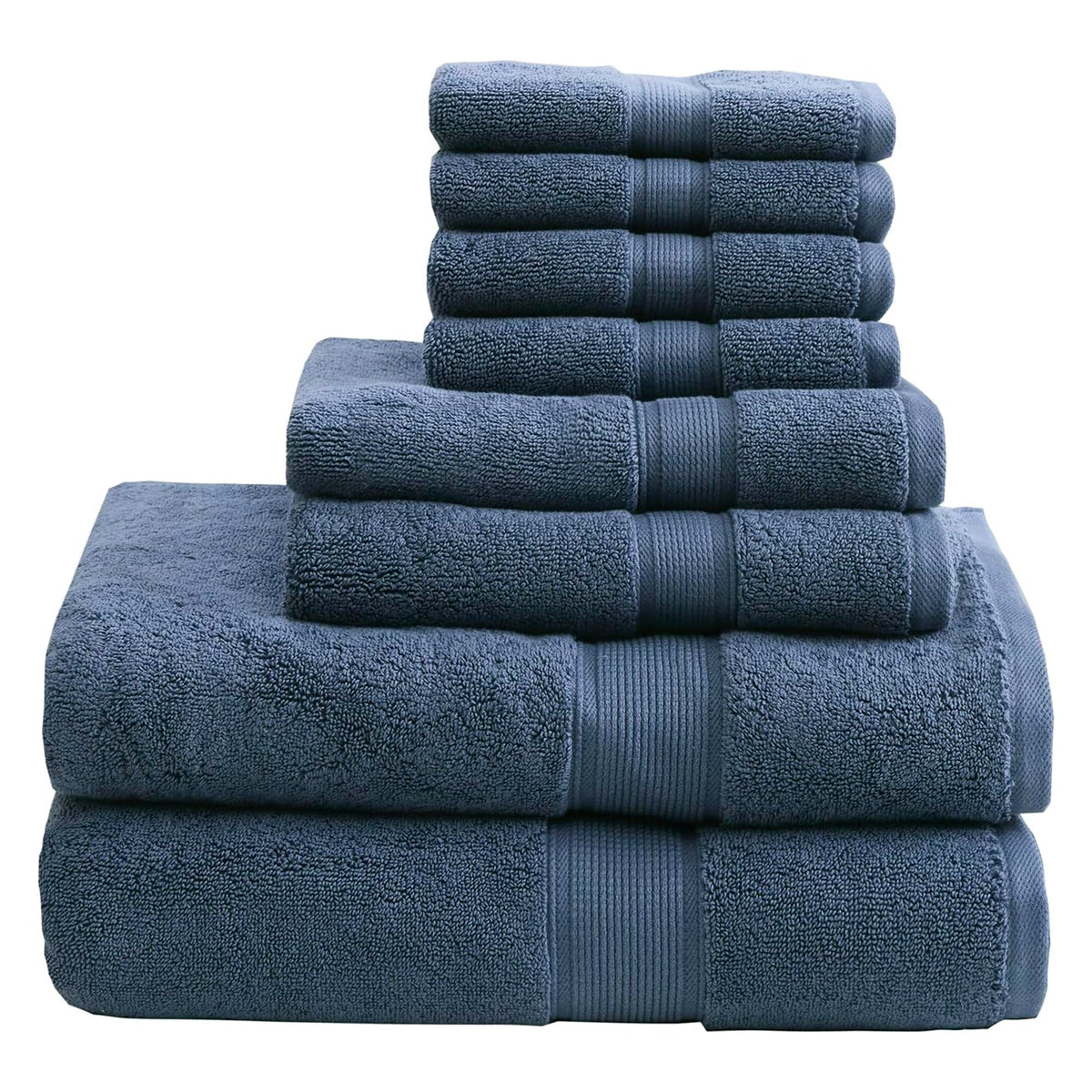 Madison Park Cotton Bath Sheet 2 Piece Oversized, 800GSM, 34" x 68" White