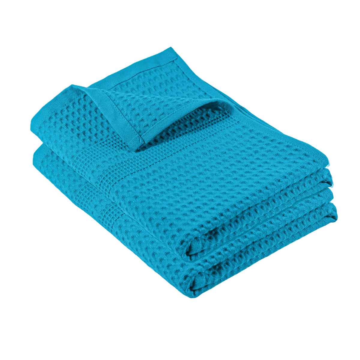 GILDEN TREE Waffle Towels for Bathroom, 100% Cotton Quick Dry Towel, Waffle Bath Towels Large, Absorbent Lightweight Travel Towel, Bath Towels Set of 2, Classic Style (Cream)
