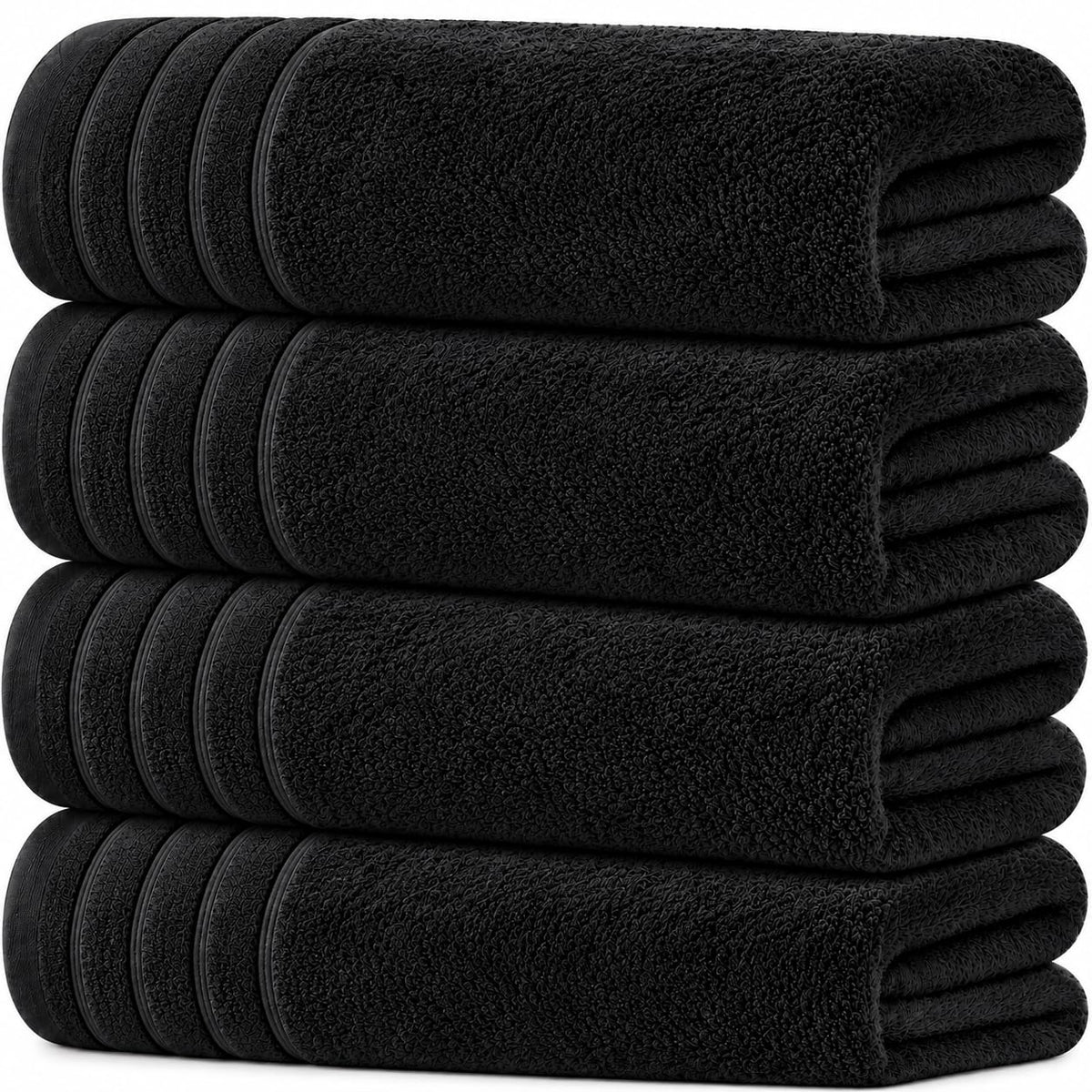 Avalon Towels Bath Towels Set of 4, Size 30 x 60 Inches