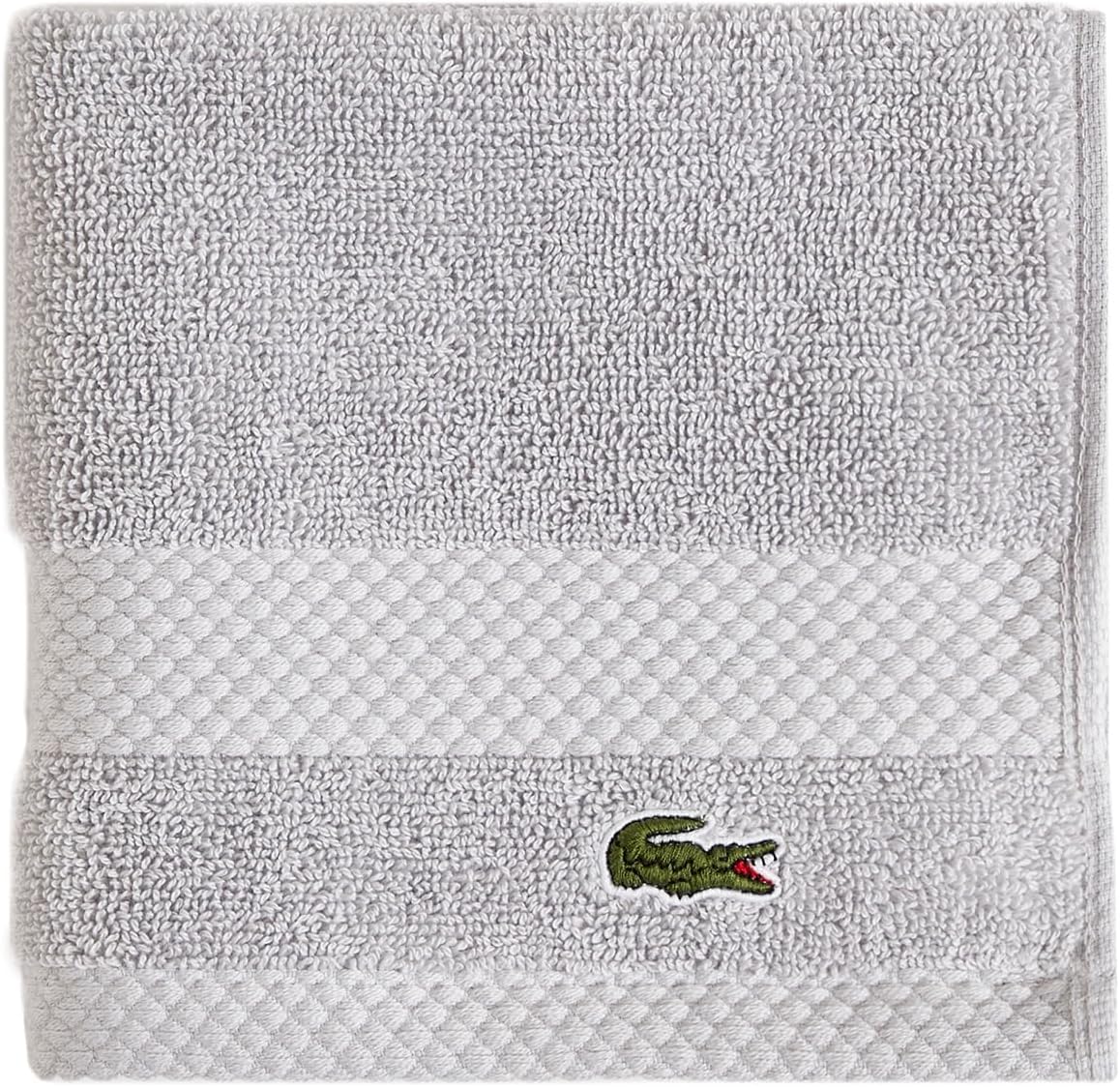 Lacoste Heritage 100% Supima Cotton Bath Towel 30" x 54", Aloe