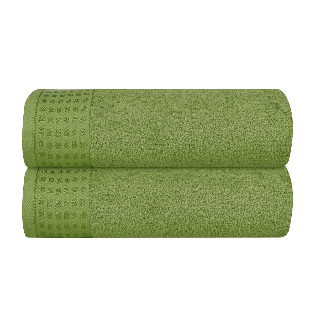 GLAMBURG 100% Cotton 2 Pack Oversized Bath Towel Set 28x55 Inches, Ultra Soft Highly Absorbant Compact Quickdry & Lightweight Large Bath Towels, Ideal for Gym Travel Camp Pool - Purple