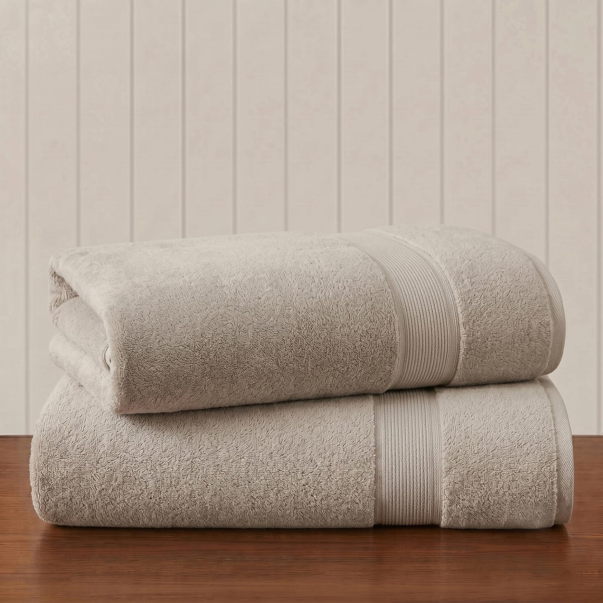 Madison Park Cotton Bath Sheet 2 Piece Oversized, 800GSM, 34" x 68" White