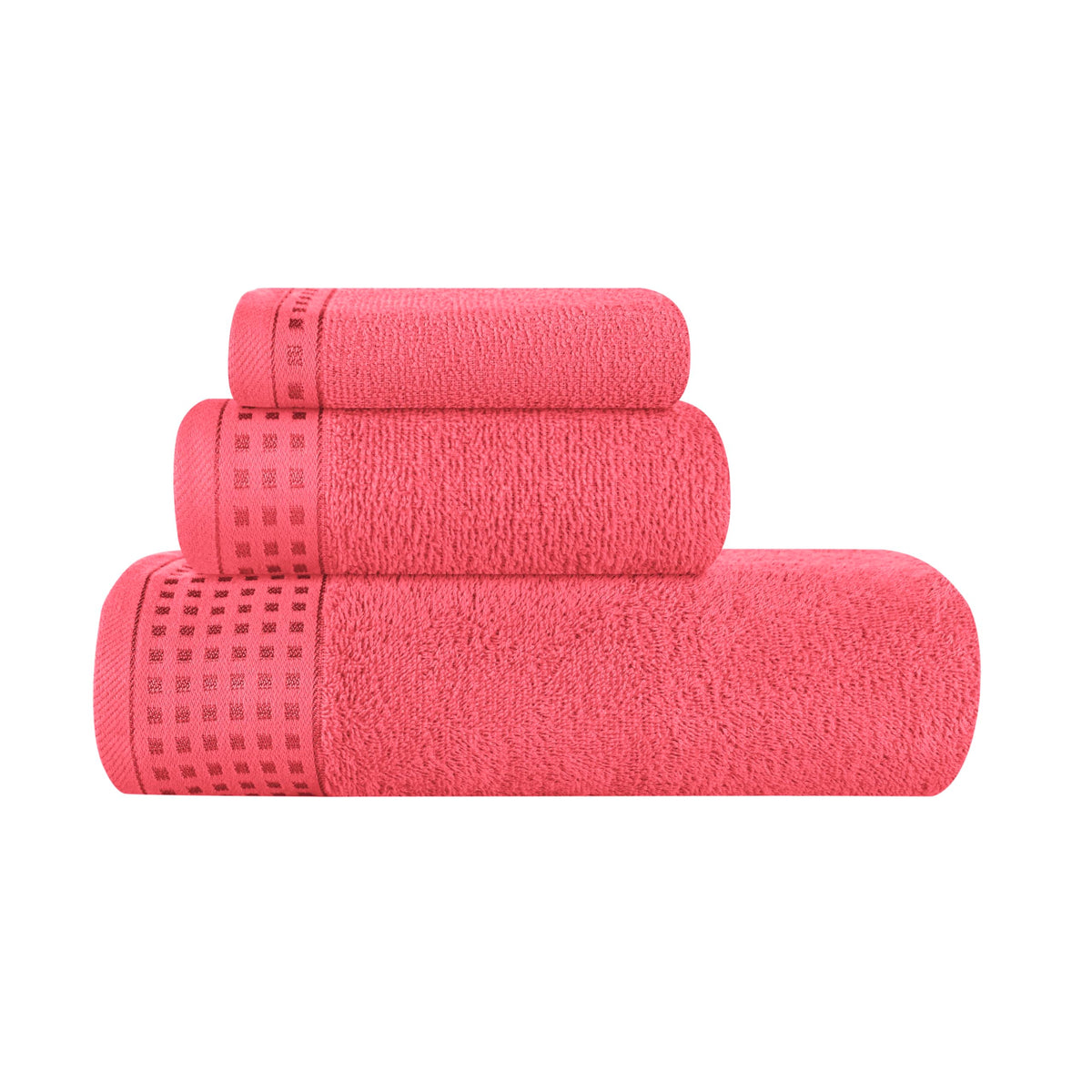 GLAMBURG 100% Cotton 2 Pack Oversized Bath Towel Set 28x55 Inches, Ultra Soft Highly Absorbant Compact Quickdry & Lightweight Large Bath Towels, Ideal for Gym Travel Camp Pool - Purple
