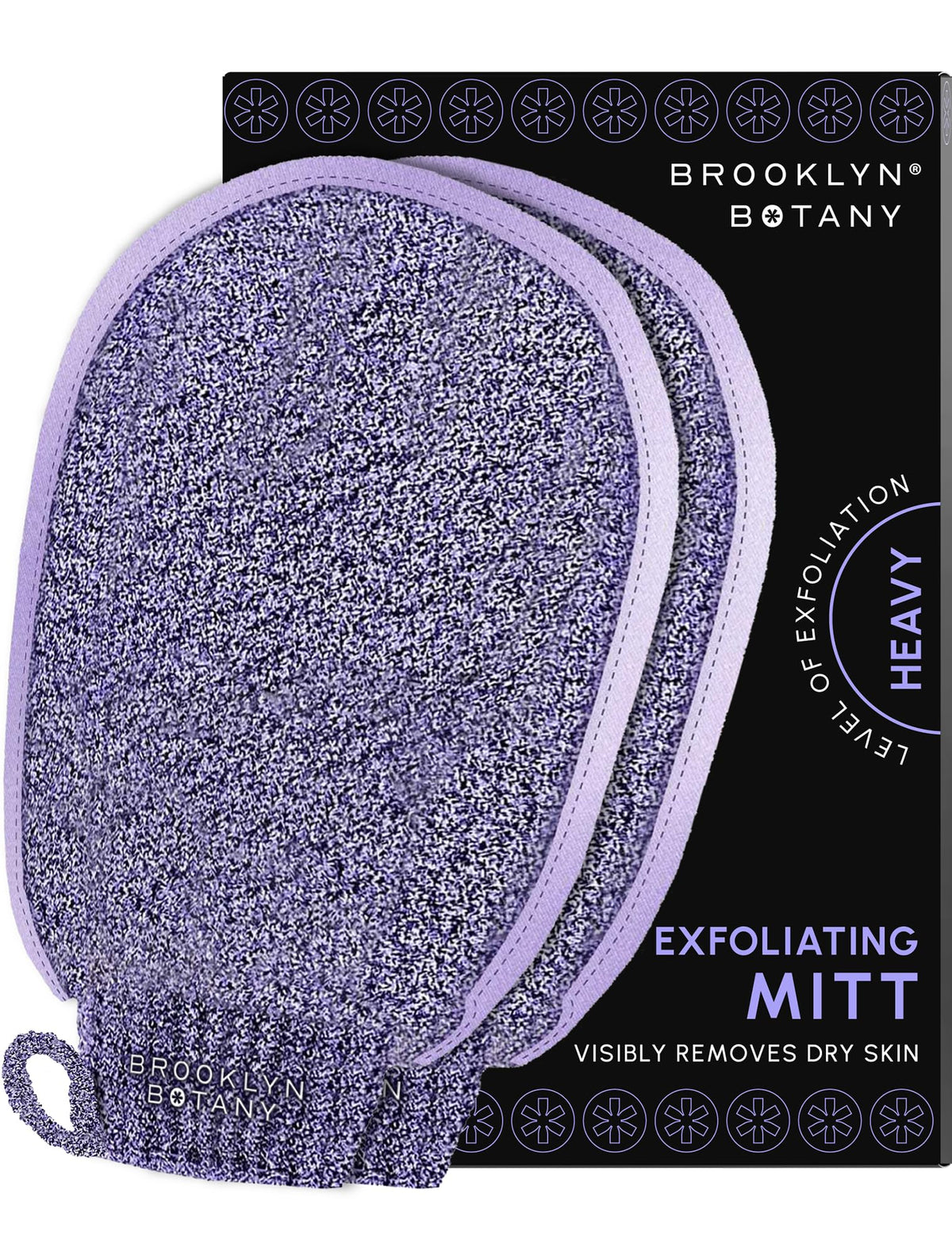 Brooklyn Botany Exfoliating Mitts - 2 Mitts