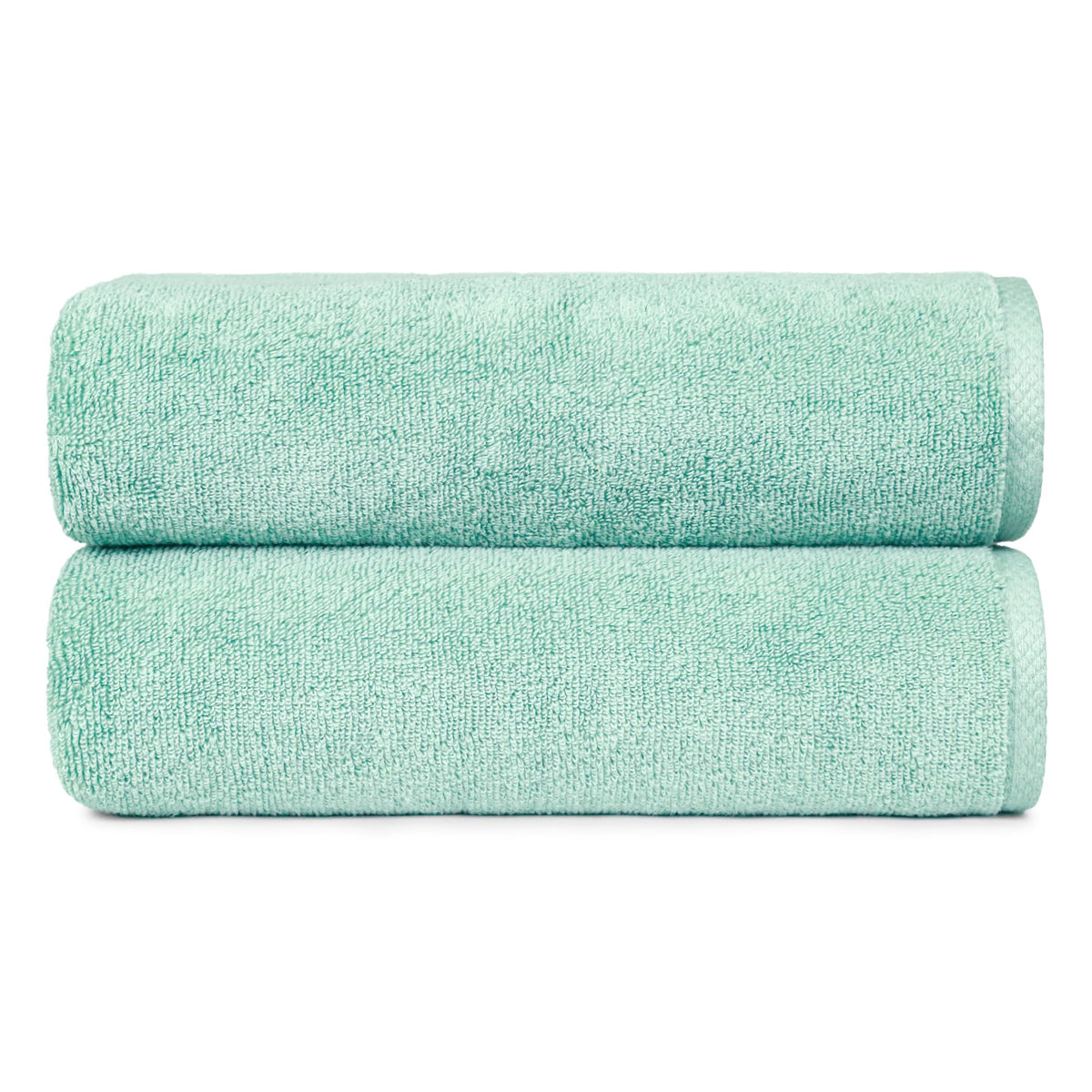 Amazon Basics 2 Piece Quick-Dry Oversize Bath Towel, 100% Cotton, 54" x 30", Platinum