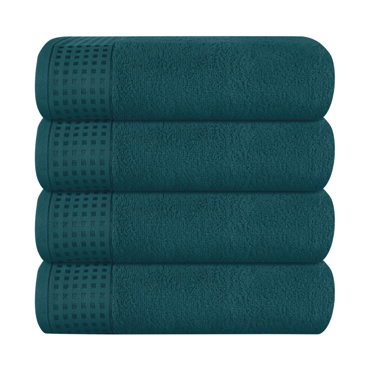 GLAMBURG 100% Cotton 2 Pack Oversized Bath Towel Set 28x55 Inches, Ultra Soft Highly Absorbant Compact Quickdry & Lightweight Large Bath Towels, Ideal for Gym Travel Camp Pool - Purple