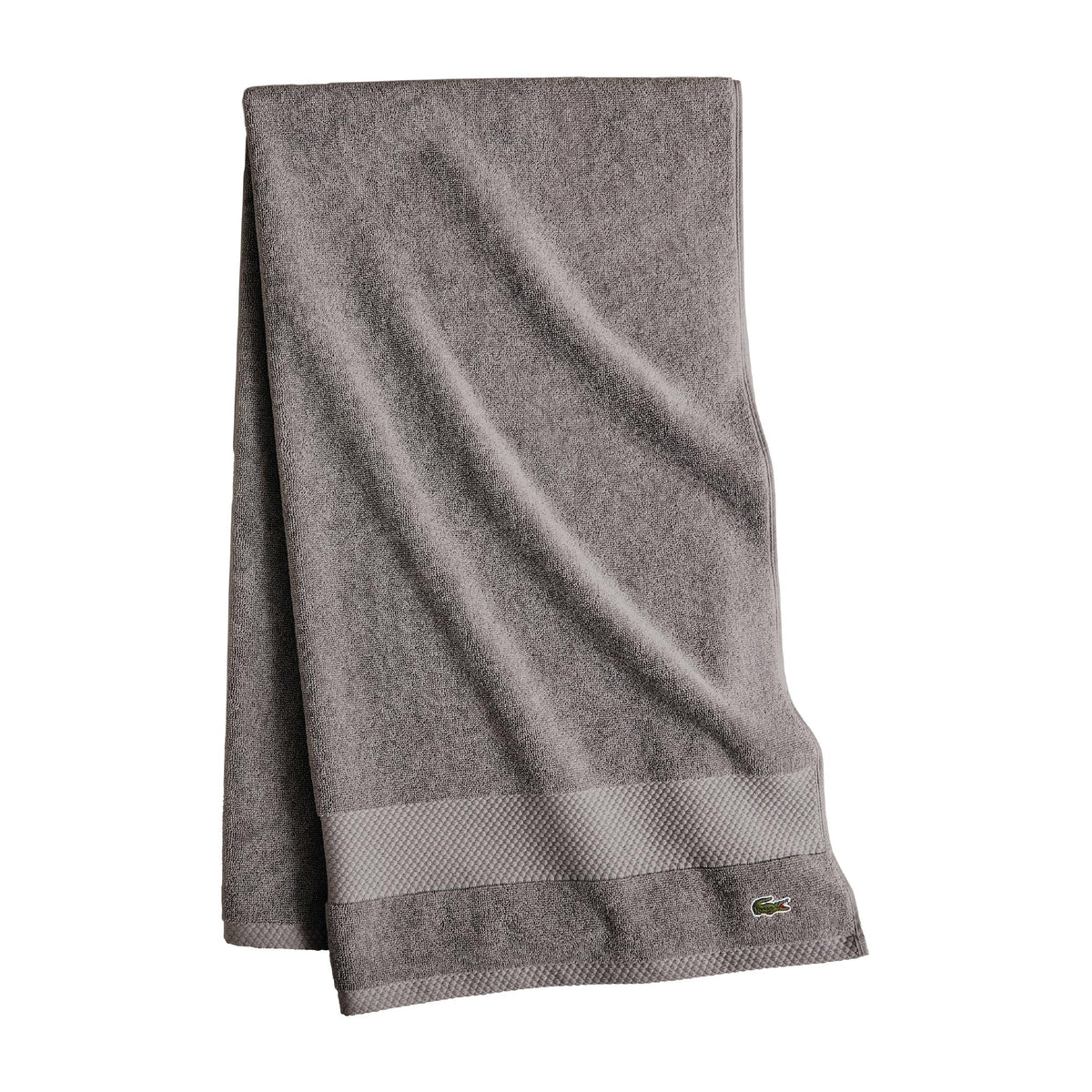 Lacoste Heritage 100% Supima Cotton Bath Towel 30" x 54", Aloe