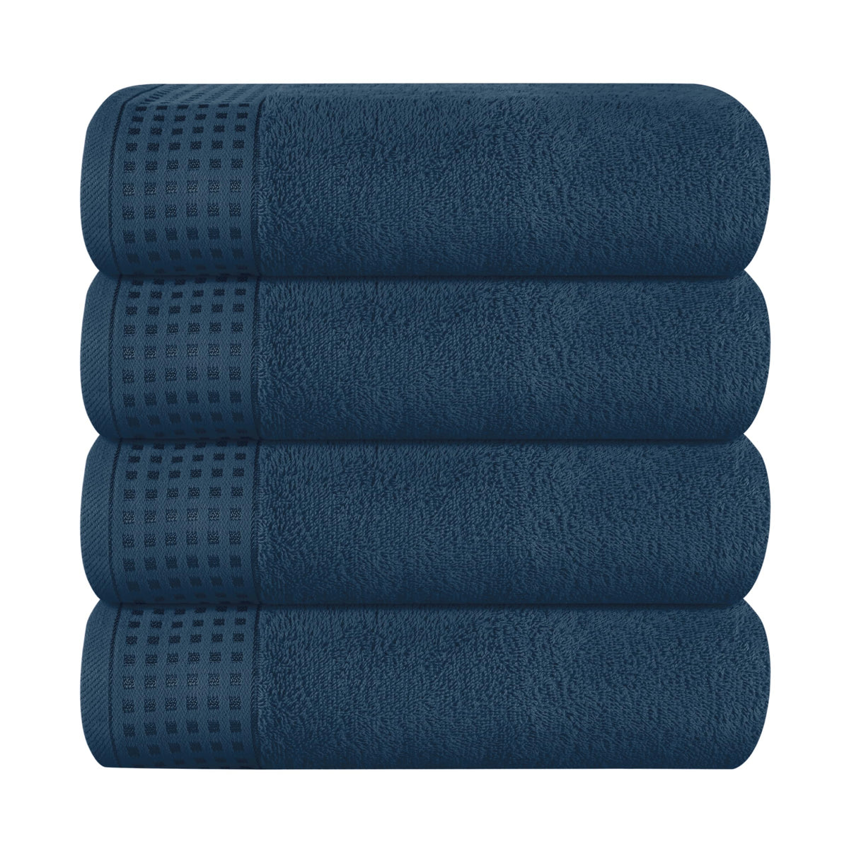 GLAMBURG 100% Cotton 2 Pack Oversized Bath Towel Set 28x55 Inches, Ultra Soft Highly Absorbant Compact Quickdry & Lightweight Large Bath Towels, Ideal for Gym Travel Camp Pool - Purple