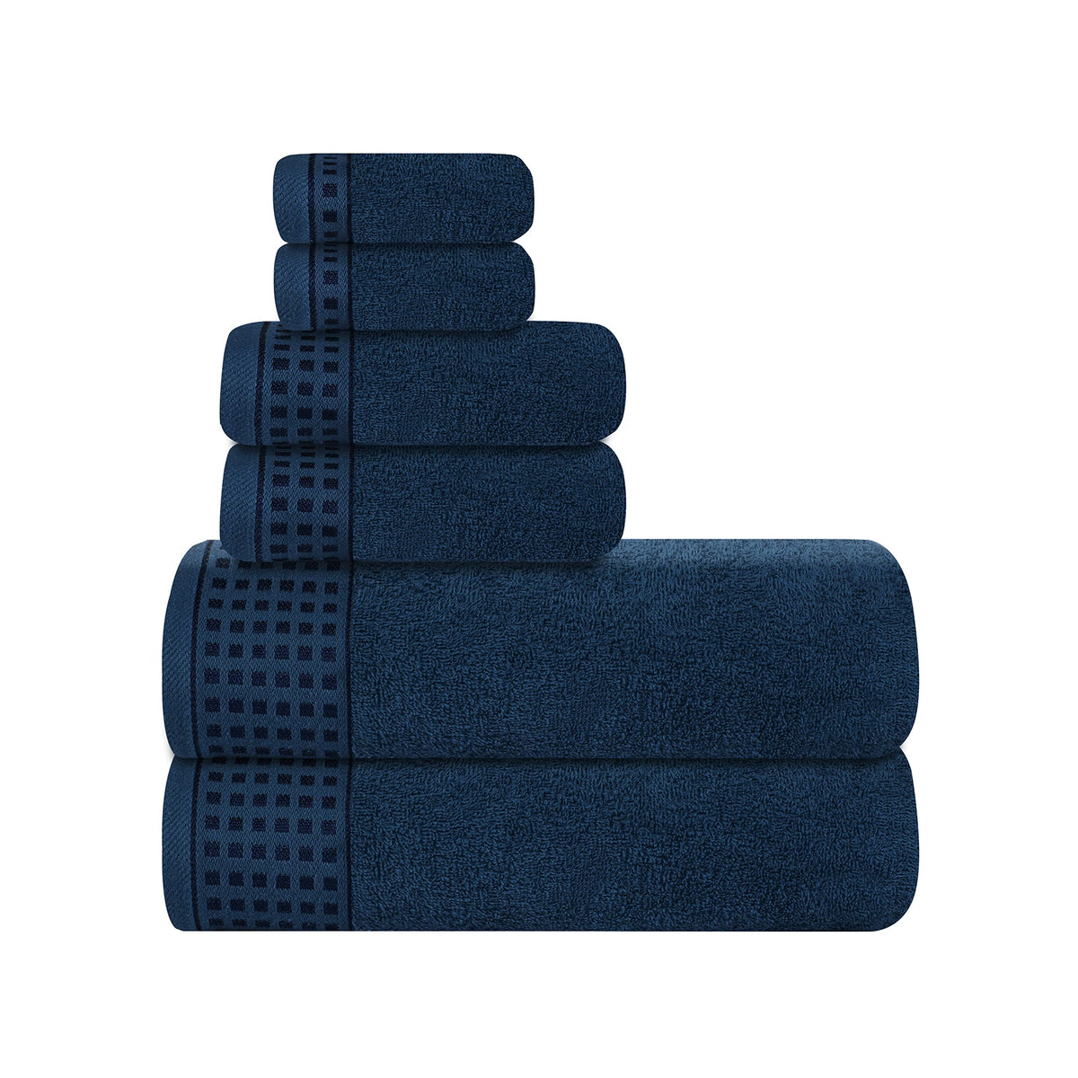 GLAMBURG 100% Cotton 2 Pack Oversized Bath Towel Set 28x55 Inches, Ultra Soft Highly Absorbant Compact Quickdry & Lightweight Large Bath Towels, Ideal for Gym Travel Camp Pool - Purple
