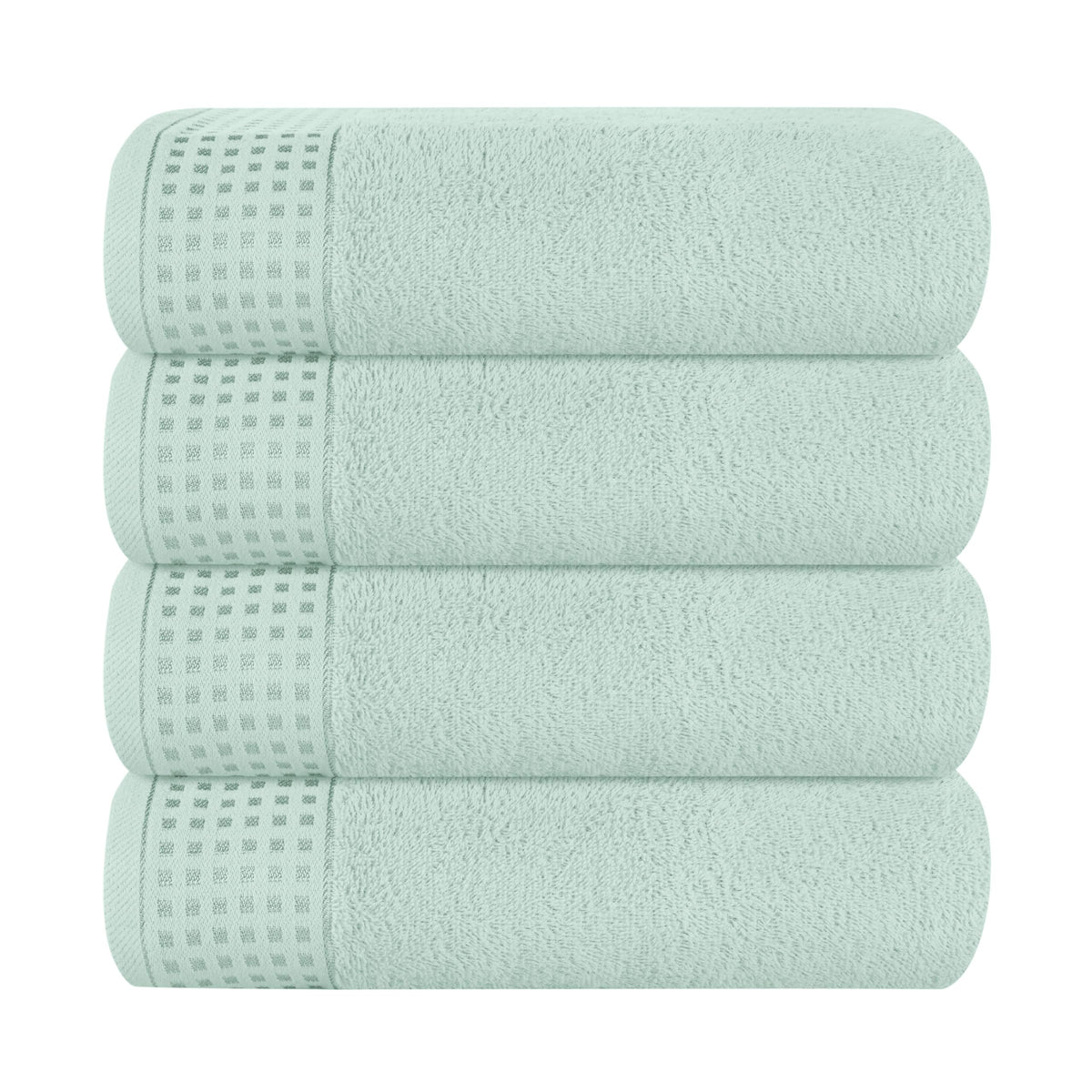 GLAMBURG 100% Cotton 2 Pack Oversized Bath Towel Set 28x55 Inches, Ultra Soft Highly Absorbant Compact Quickdry & Lightweight Large Bath Towels, Ideal for Gym Travel Camp Pool - Purple