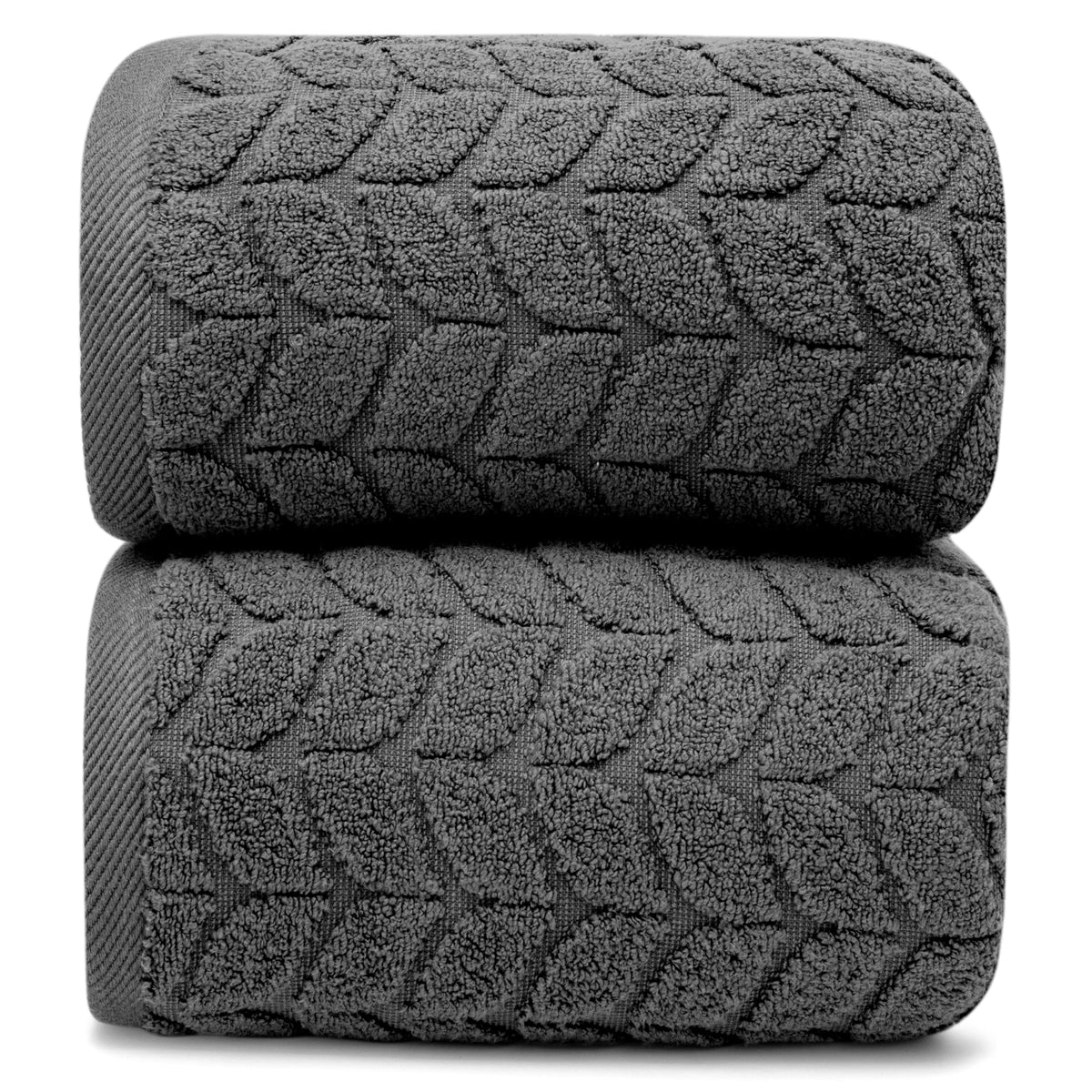 Luxury 100% Cotton Decorative Bath Towel Set, Ultra Soft - Eucalyptus Green