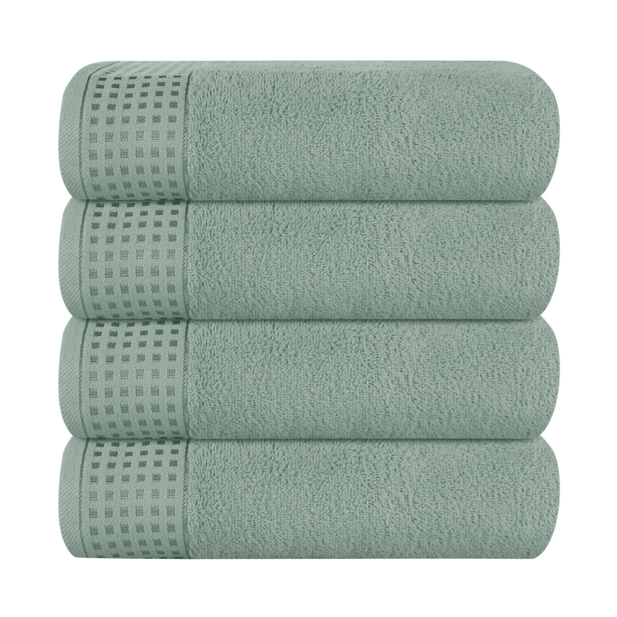 GLAMBURG 100% Cotton 2 Pack Oversized Bath Towel Set 28x55 Inches, Ultra Soft Highly Absorbant Compact Quickdry & Lightweight Large Bath Towels, Ideal for Gym Travel Camp Pool - Purple