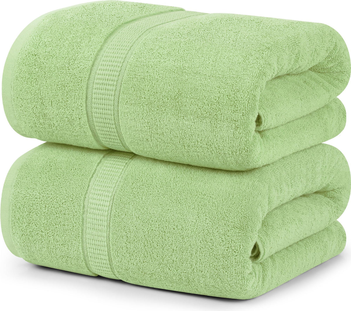 Utopia Towels Jumbo Bath Sheets, 2 Pack, 35x70 in, 600 GSM Cotton, Grey