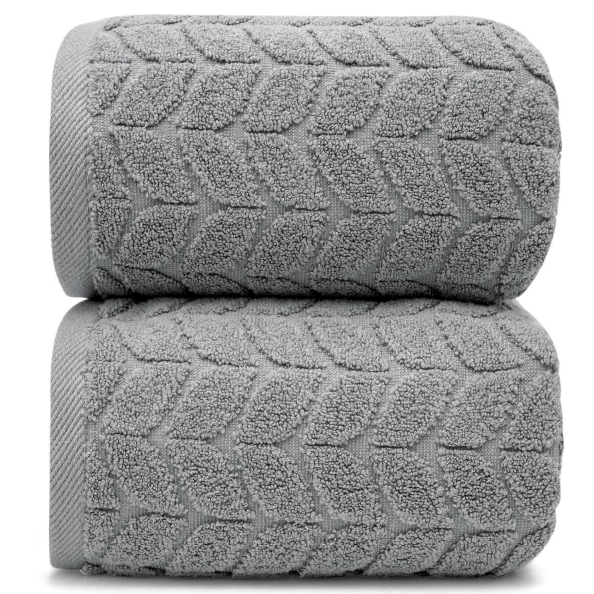 Luxury 100% Cotton Decorative Bath Towel Set, Ultra Soft - Eucalyptus Green