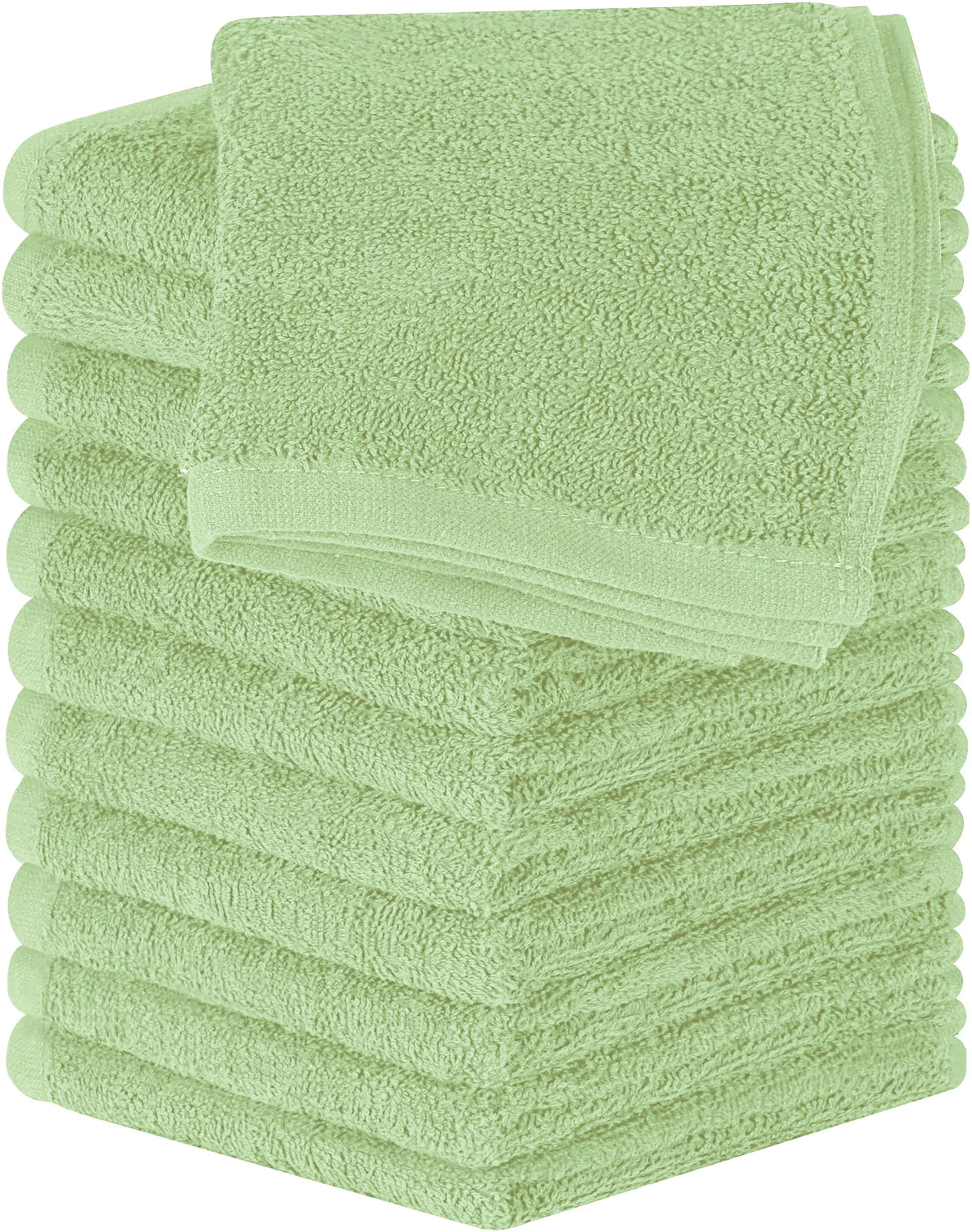 Utopia Towels 24 Pack Washcloths, 12x12 in, 100% Cotton, Grey