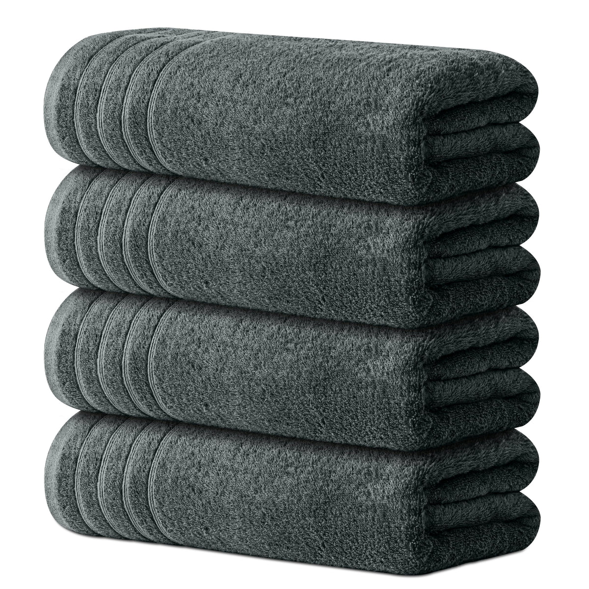 Avalon Towels Bath Towels Set of 4, Size 30 x 60 Inches