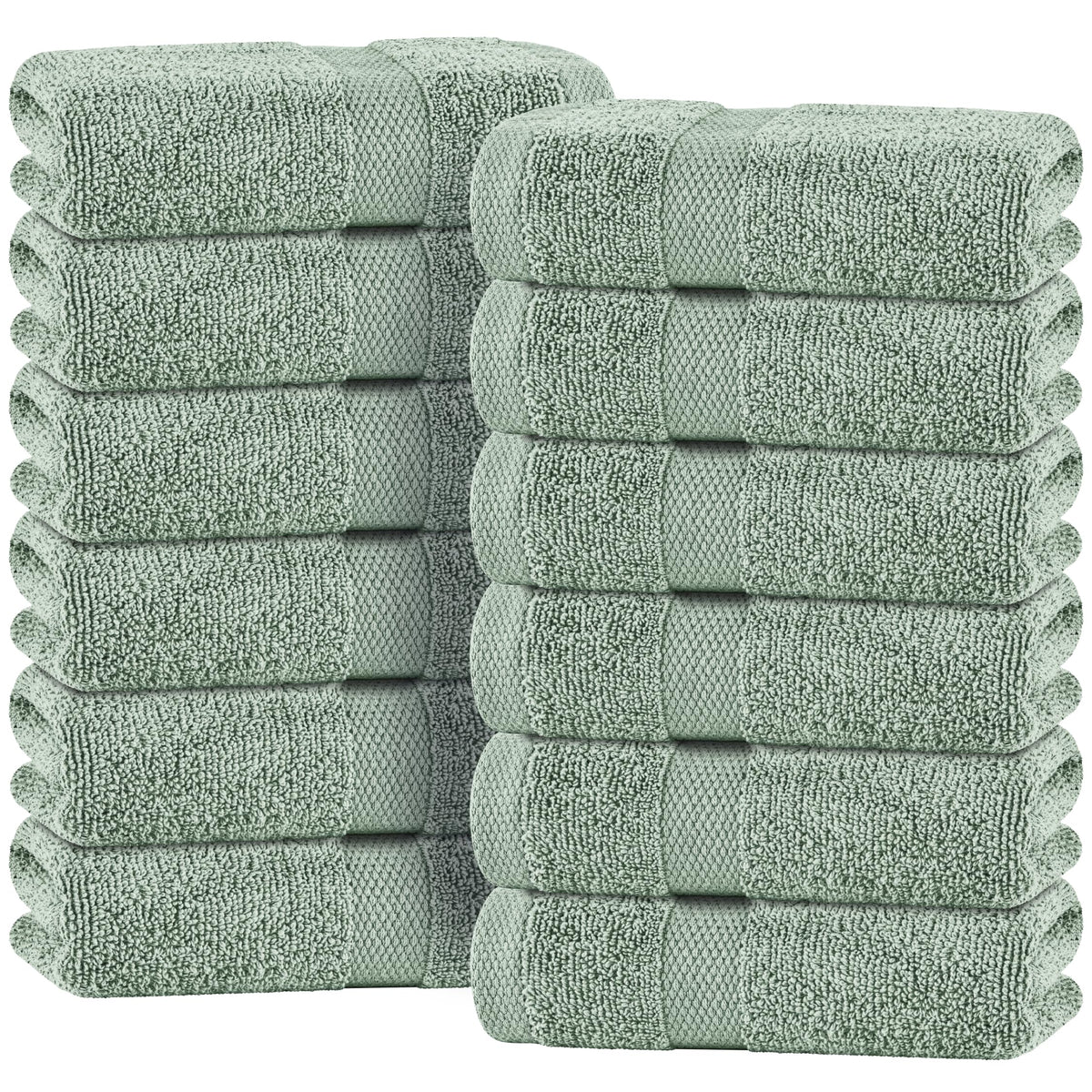 Wealuxe White Bath Sheets Extra Large - 35x70, 2 Pack, Soft and Absorbent