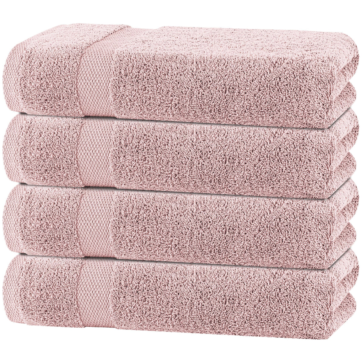 Wealuxe White Bath Sheets Extra Large - 35x70, 2 Pack, Soft and Absorbent