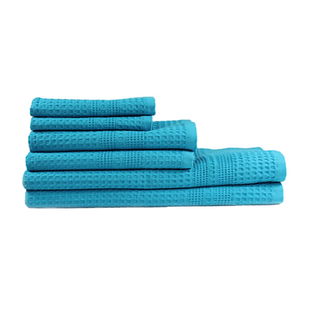 GILDEN TREE Waffle Towels for Bathroom, 100% Cotton Quick Dry Towel, Waffle Bath Towels Large, Absorbent Lightweight Travel Towel, Bath Towels Set of 2, Classic Style (Cream)