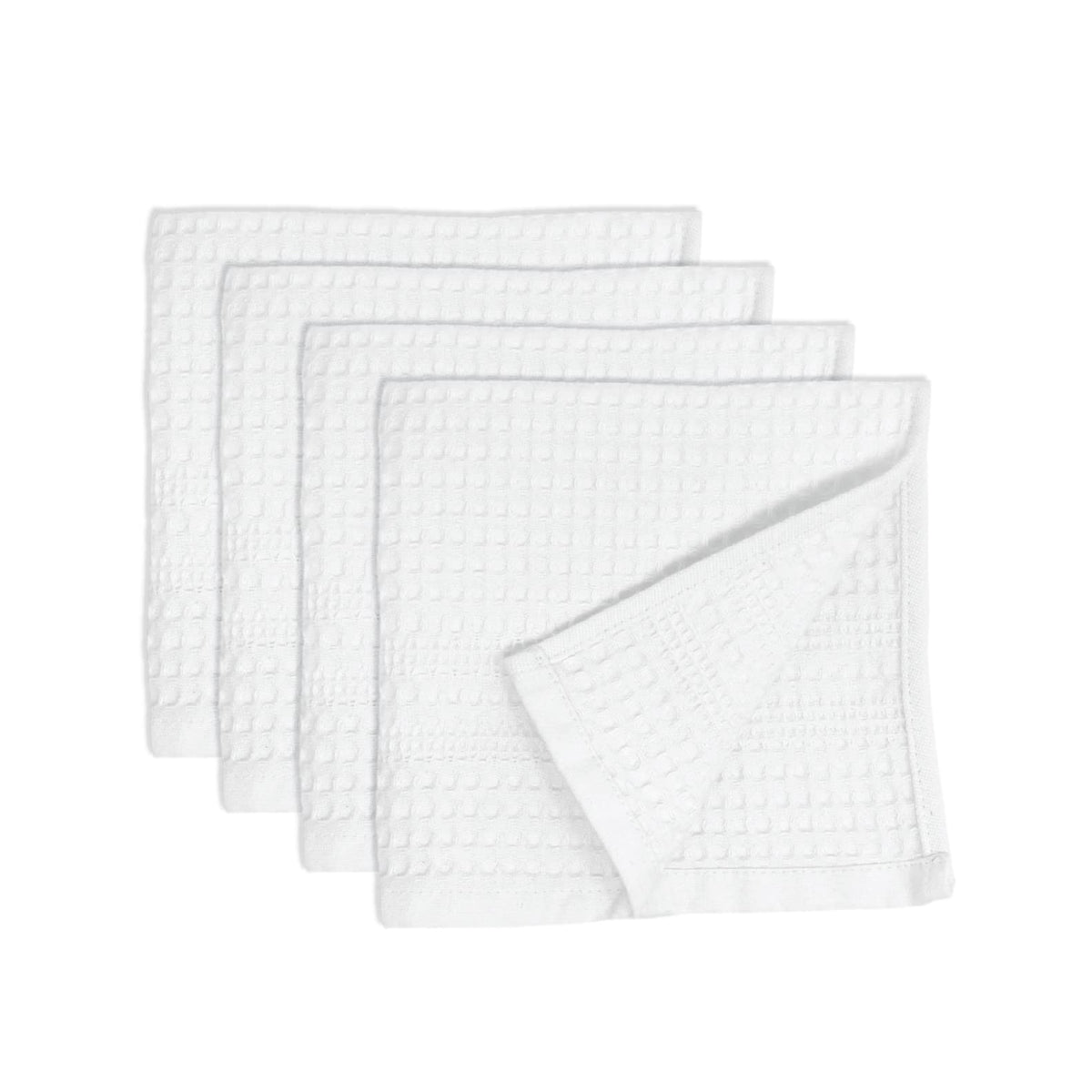 GILDEN TREE Waffle Towels for Bathroom, 100% Cotton Quick Dry Towel, Waffle Bath Towels Large, Absorbent Lightweight Travel Towel, Bath Towels Set of 2, Classic Style (Cream)
