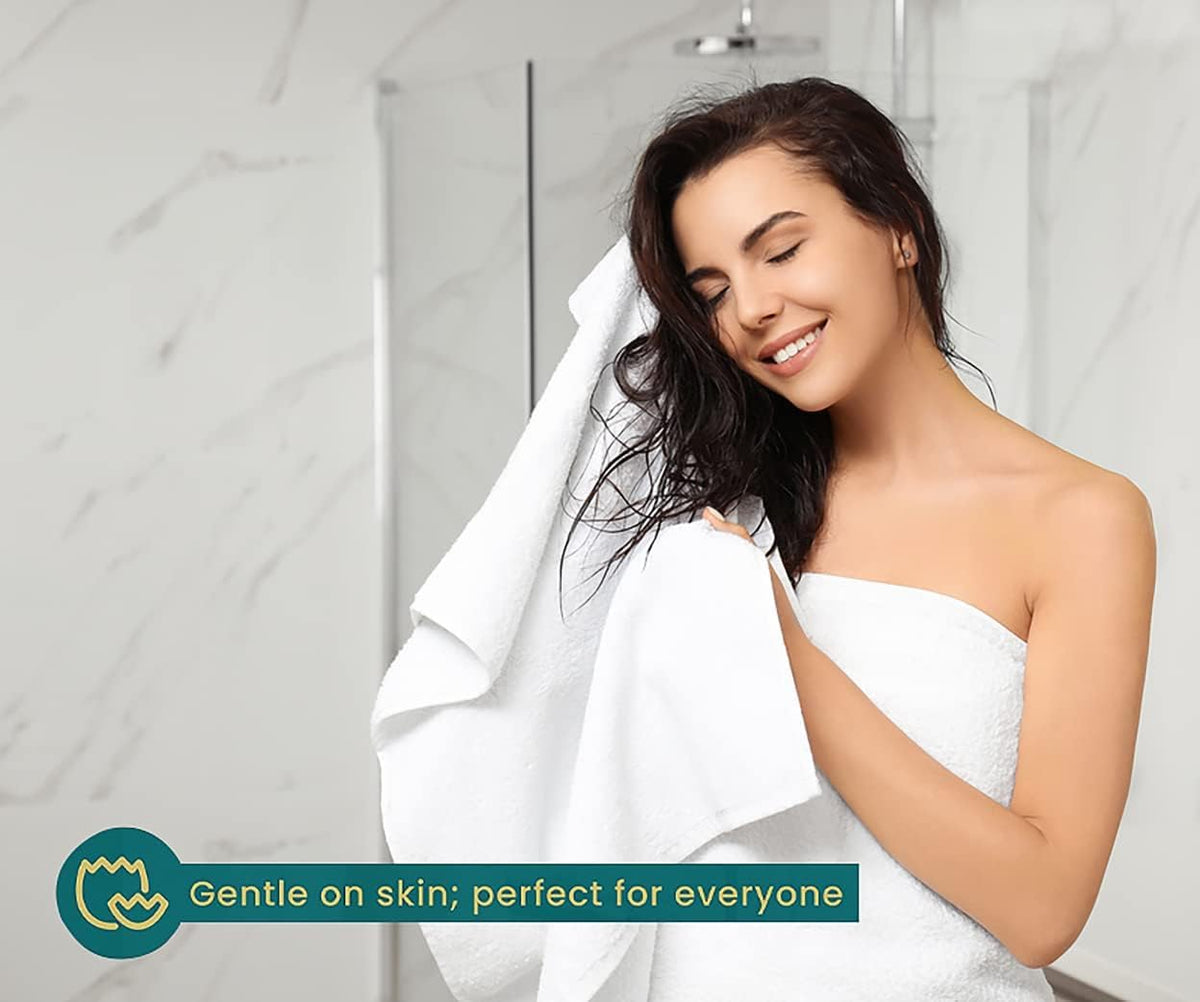 12 Pack White 100% Cotton Bath Towels, 20x40 Inches, Lightweight, Quick Drying, Commercial Grade, Gym, Salon, Spa & Hair