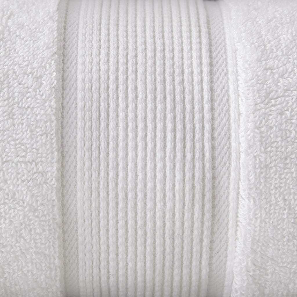 Madison Park Cotton Bath Sheet 2 Piece Oversized, 800GSM, 34" x 68" White