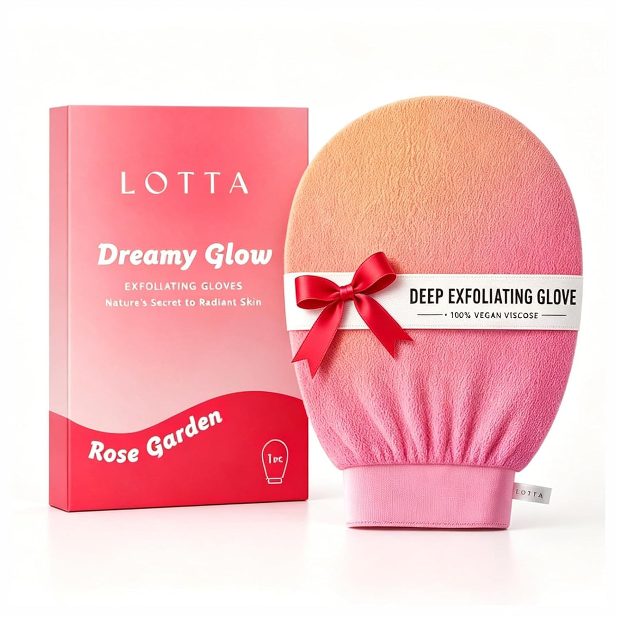 LOTTA Exfoliating Glove Dead Skin Removal Body Scrub Mitt Korean Washcloth