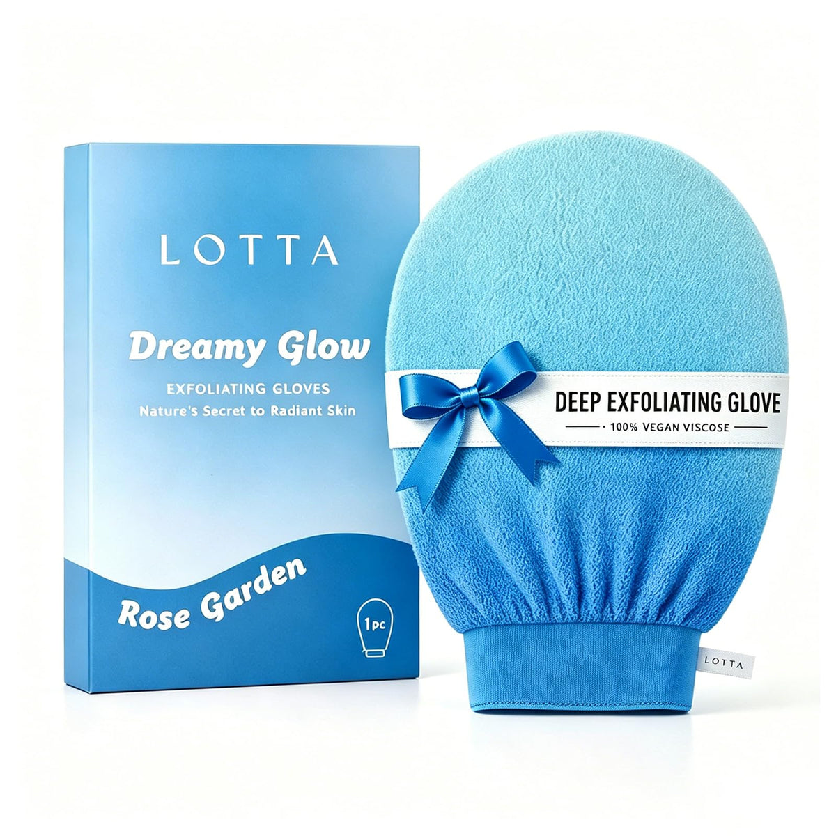 LOTTA Exfoliating Glove Dead Skin Removal Body Scrub Mitt Korean Washcloth