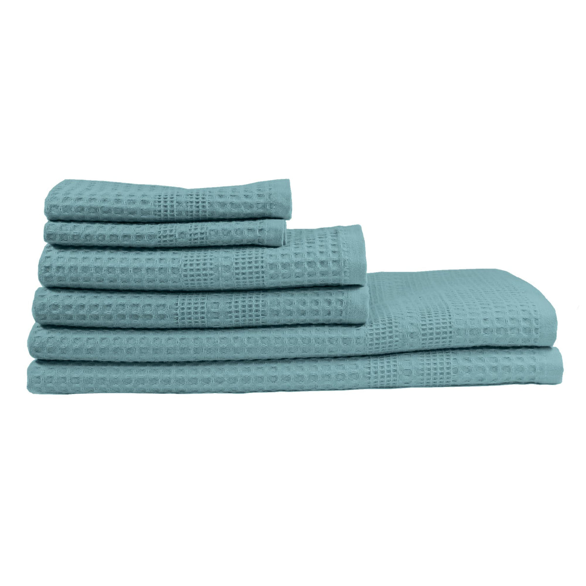 GILDEN TREE Waffle Towels for Bathroom, 100% Cotton Quick Dry Towel, Waffle Bath Towels Large, Absorbent Lightweight Travel Towel, Bath Towels Set of 2, Classic Style (Cream)