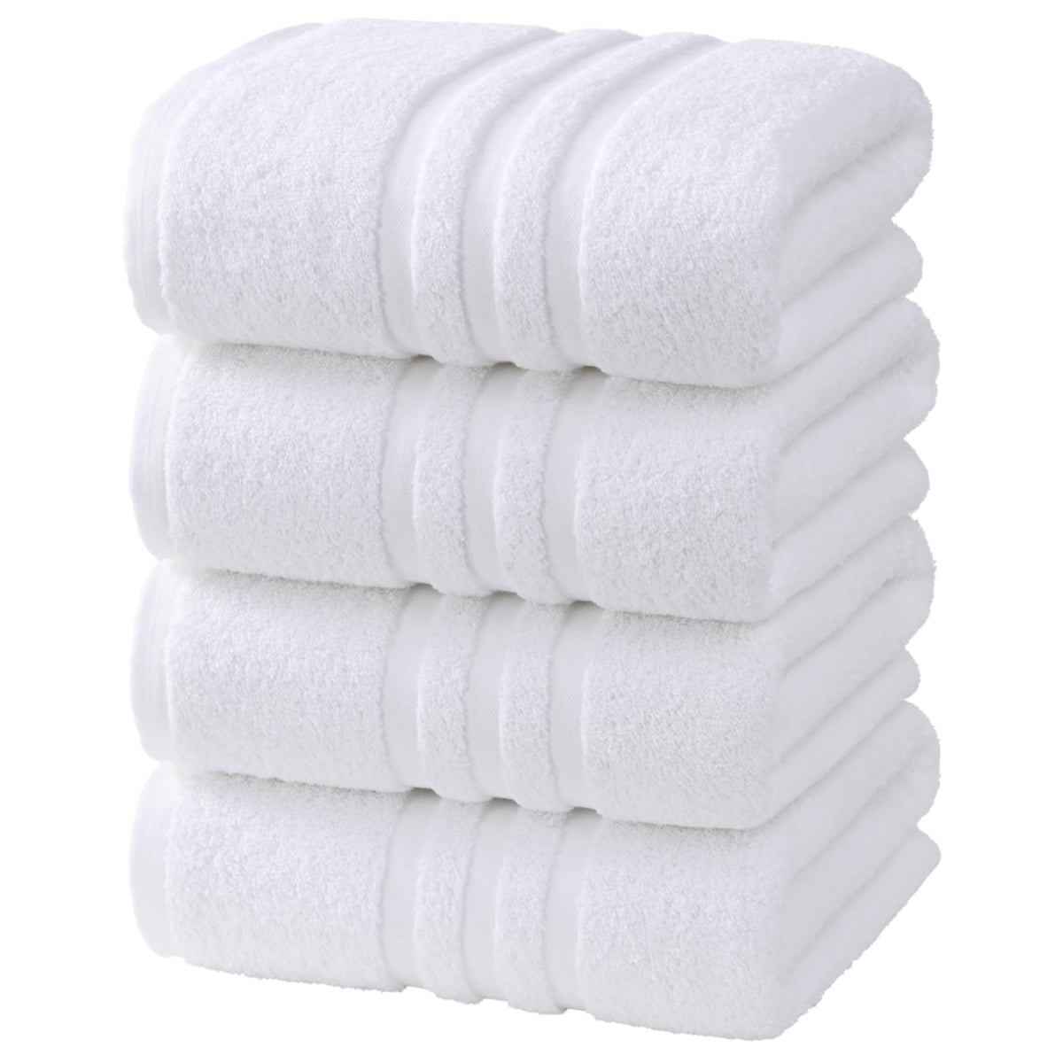 Velqora Large 100% Cotton Bath Towels 2 Pack, 30x60 in, Blue