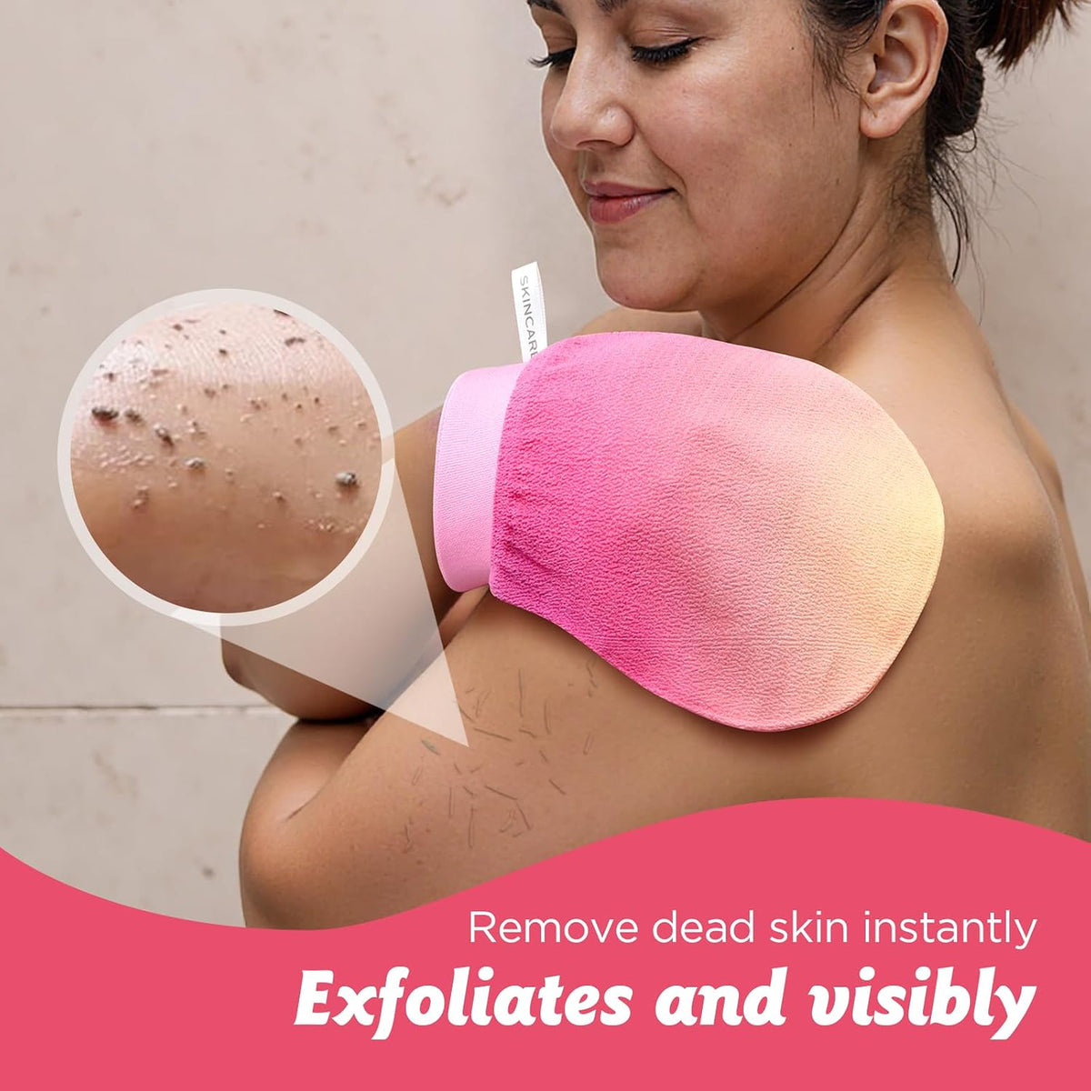 LOTTA Exfoliating Glove Dead Skin Removal Body Scrub Mitt Korean Washcloth