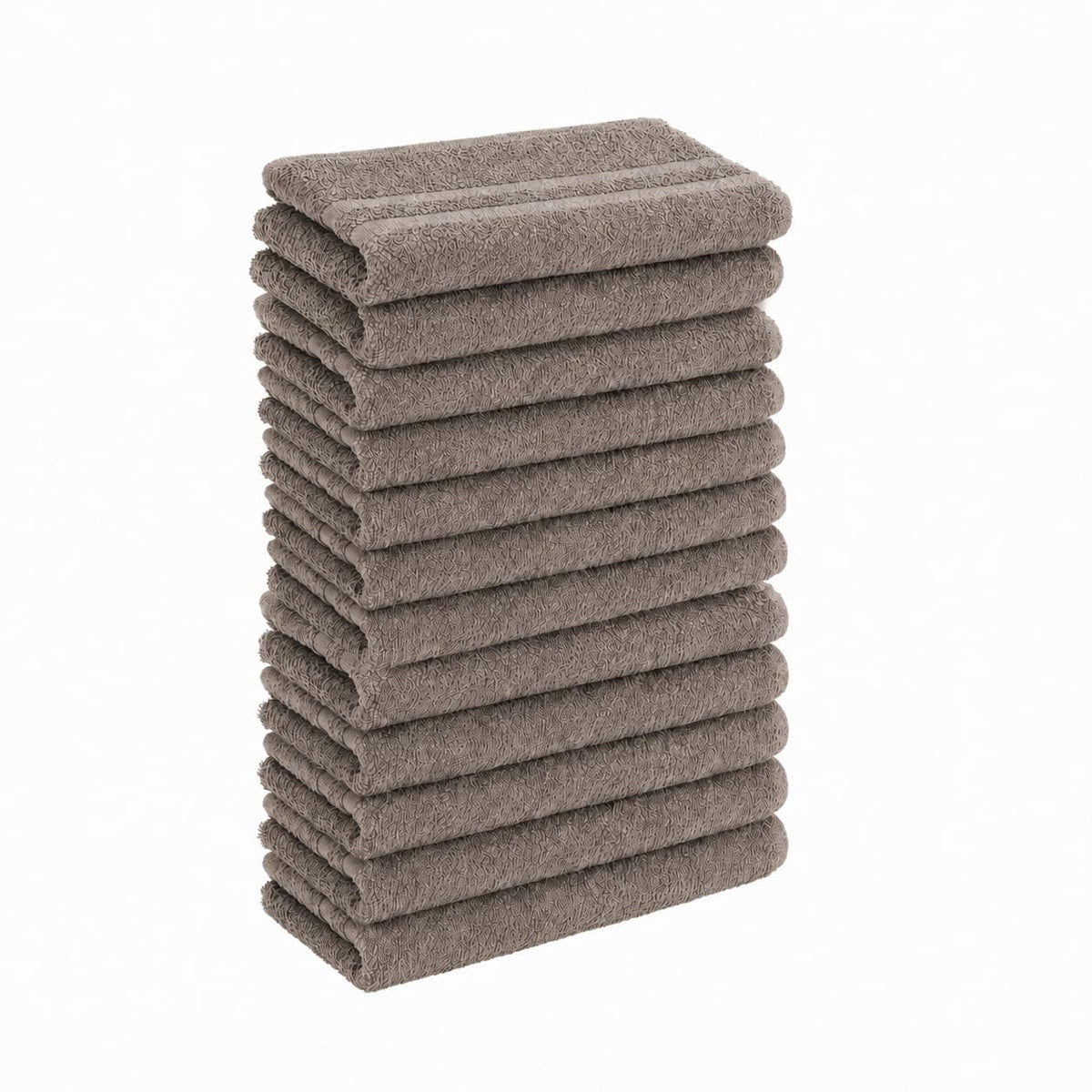 12 Pack White 100% Cotton Bath Towels, 20x40 Inches, Lightweight, Quick Drying, Commercial Grade, Gym, Salon, Spa & Hair