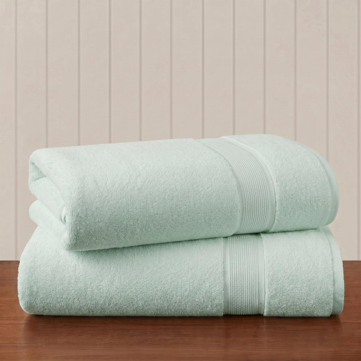 Madison Park Cotton Bath Sheet 2 Piece Oversized, 800GSM, 34" x 68" White