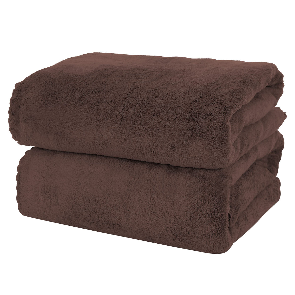 MOONQUEEN 2 Pack Premium Bath Towel Set - Quick Drying - Microfiber Coral Velvet Highly Absorbent Towels - Multipurpose Use as Bath Fitness, Bathroom, Shower, Sports, Yoga Towel (Grey)