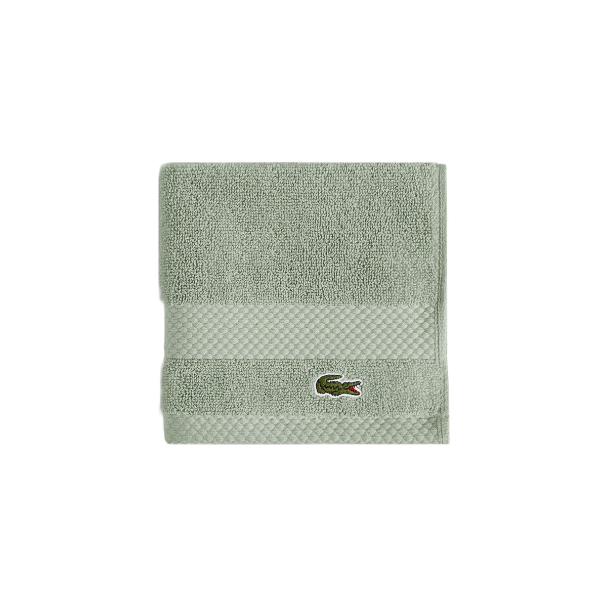 Lacoste Heritage 100% Supima Cotton Bath Towel 30" x 54", Aloe