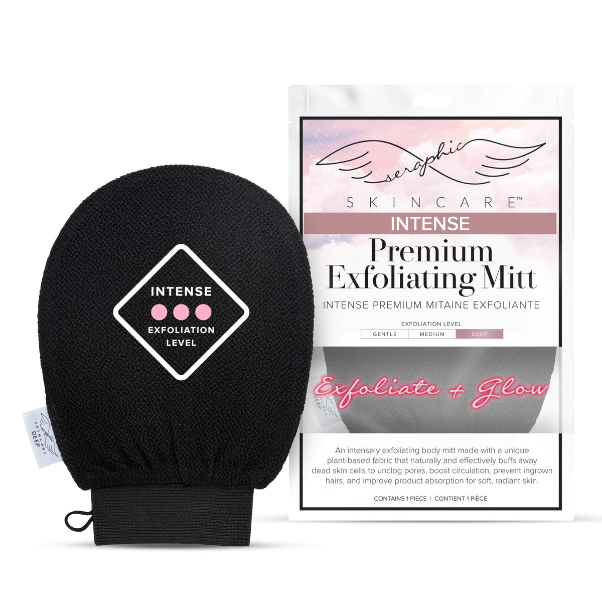 Original Premium Exfoliating Glove for Body 2pc - Body Scrubber Exfoliator