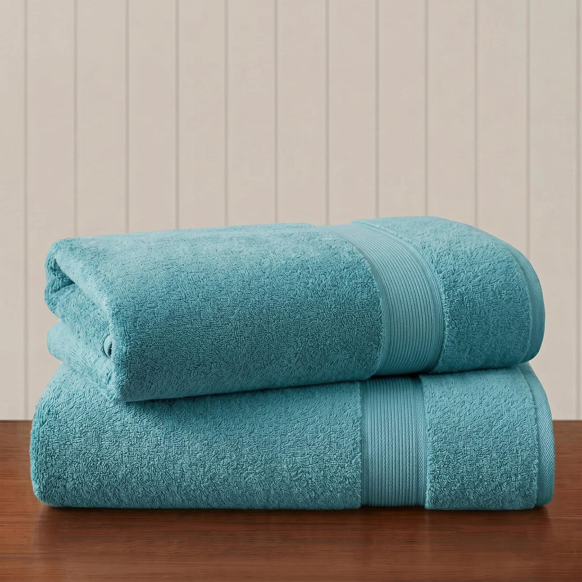 Madison Park Cotton Bath Sheet 2 Piece Oversized, 800GSM, 34" x 68" White