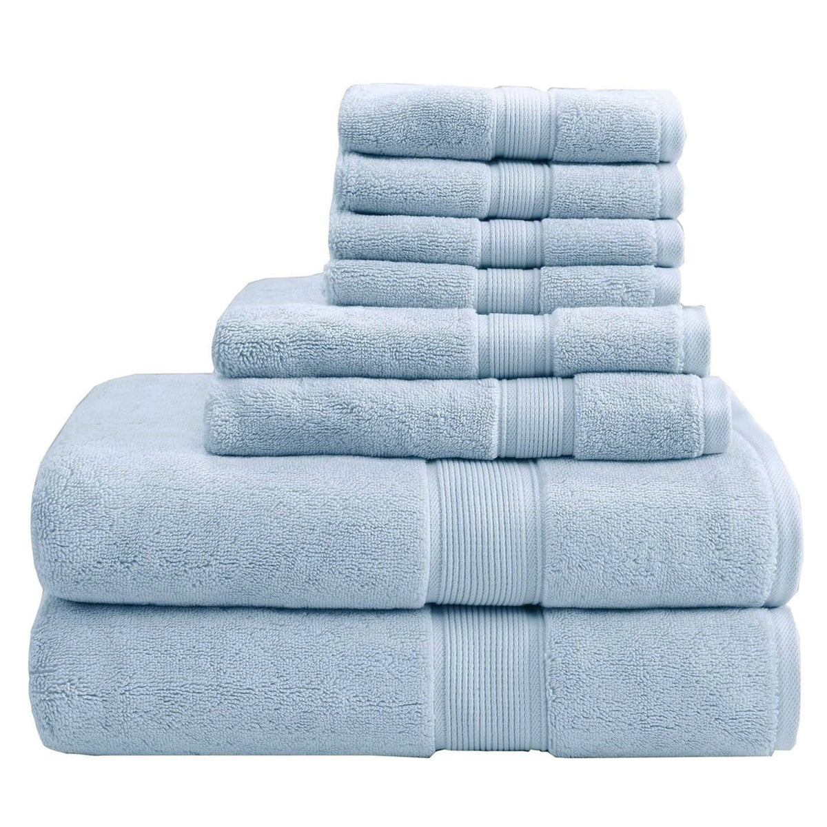 Madison Park Cotton Bath Sheet 2 Piece Oversized, 800GSM, 34" x 68" White