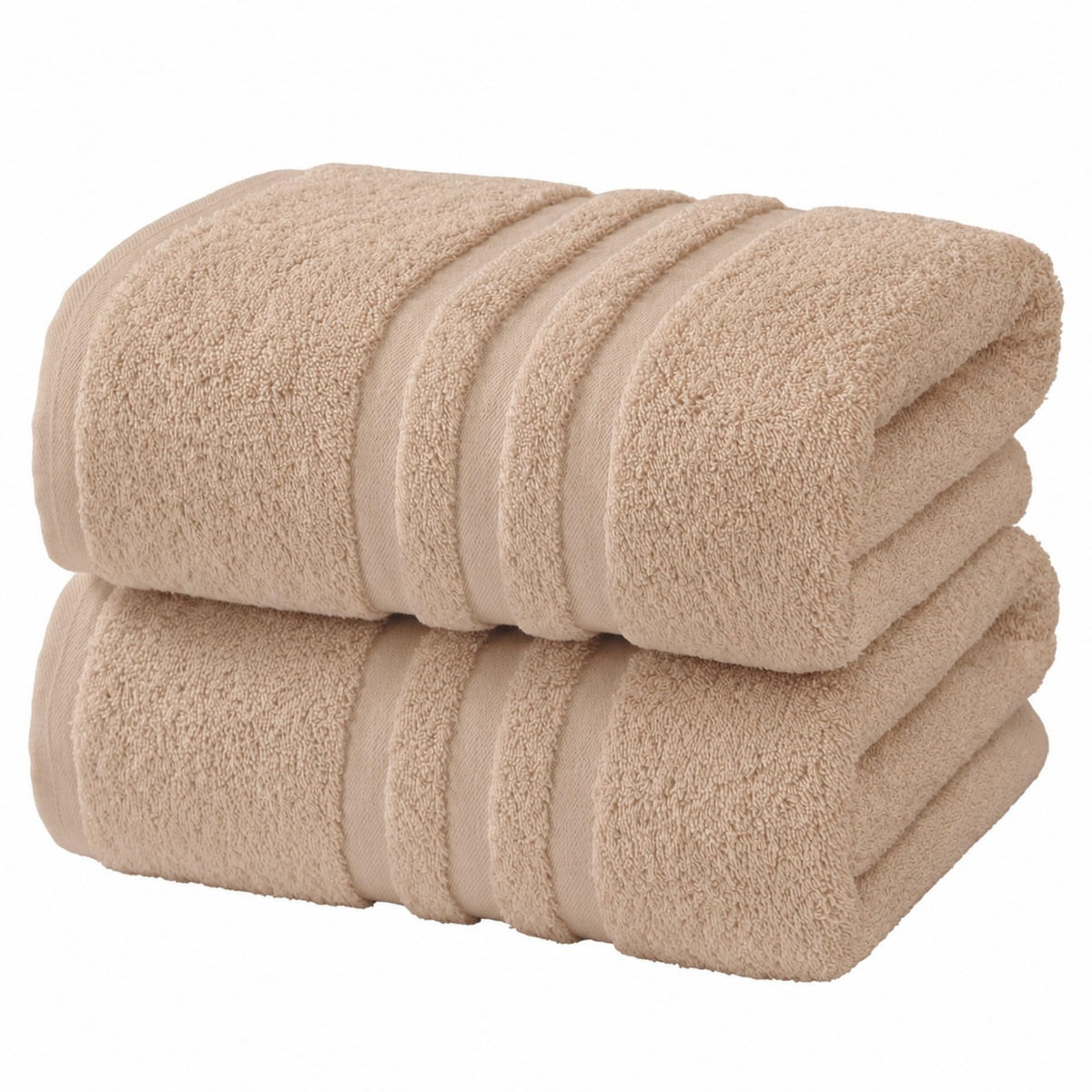 Velqora Large 100% Cotton Bath Towels 2 Pack, 30x60 in, Blue